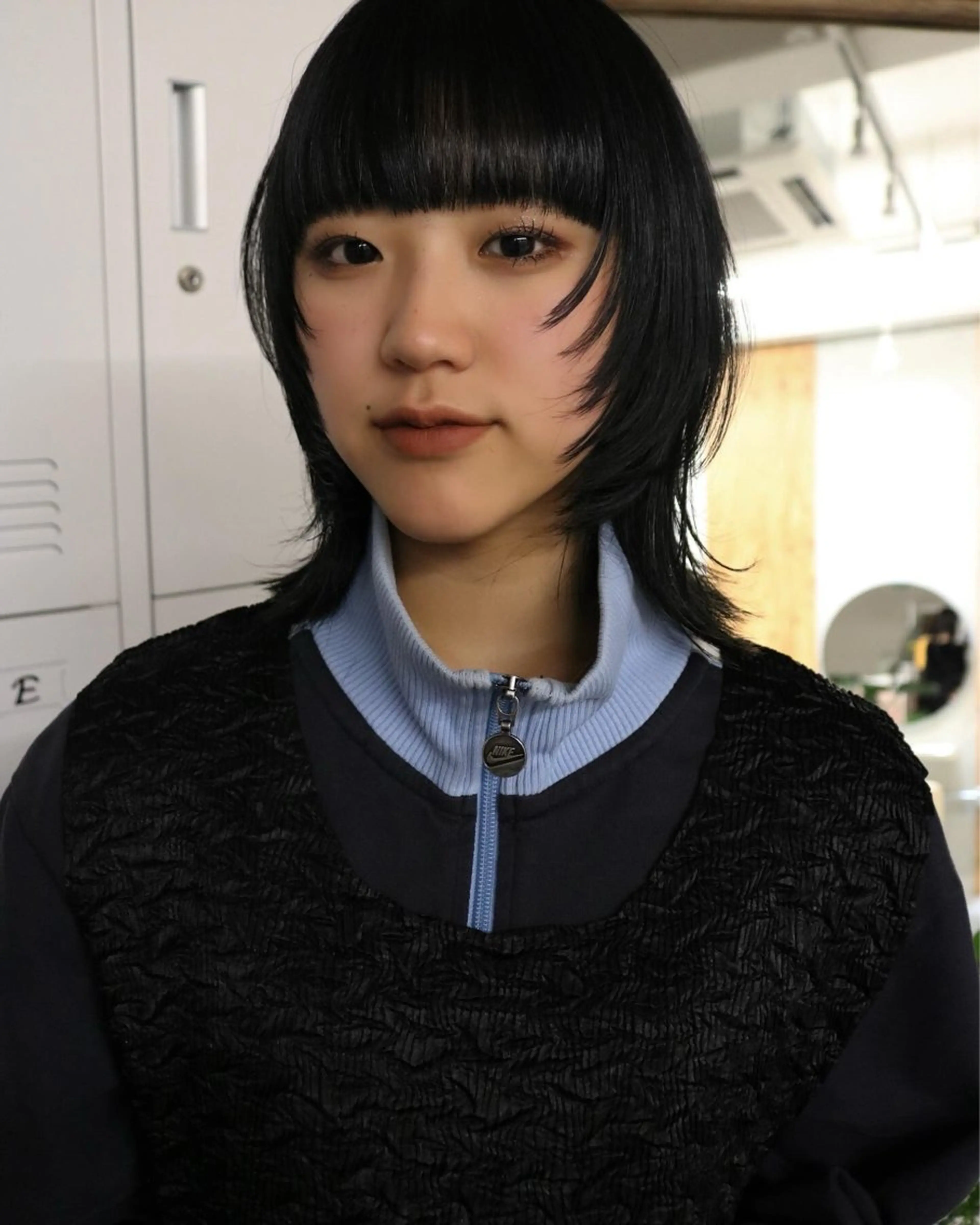 ミディアム カラー 松村 澪里のヘアスタイル