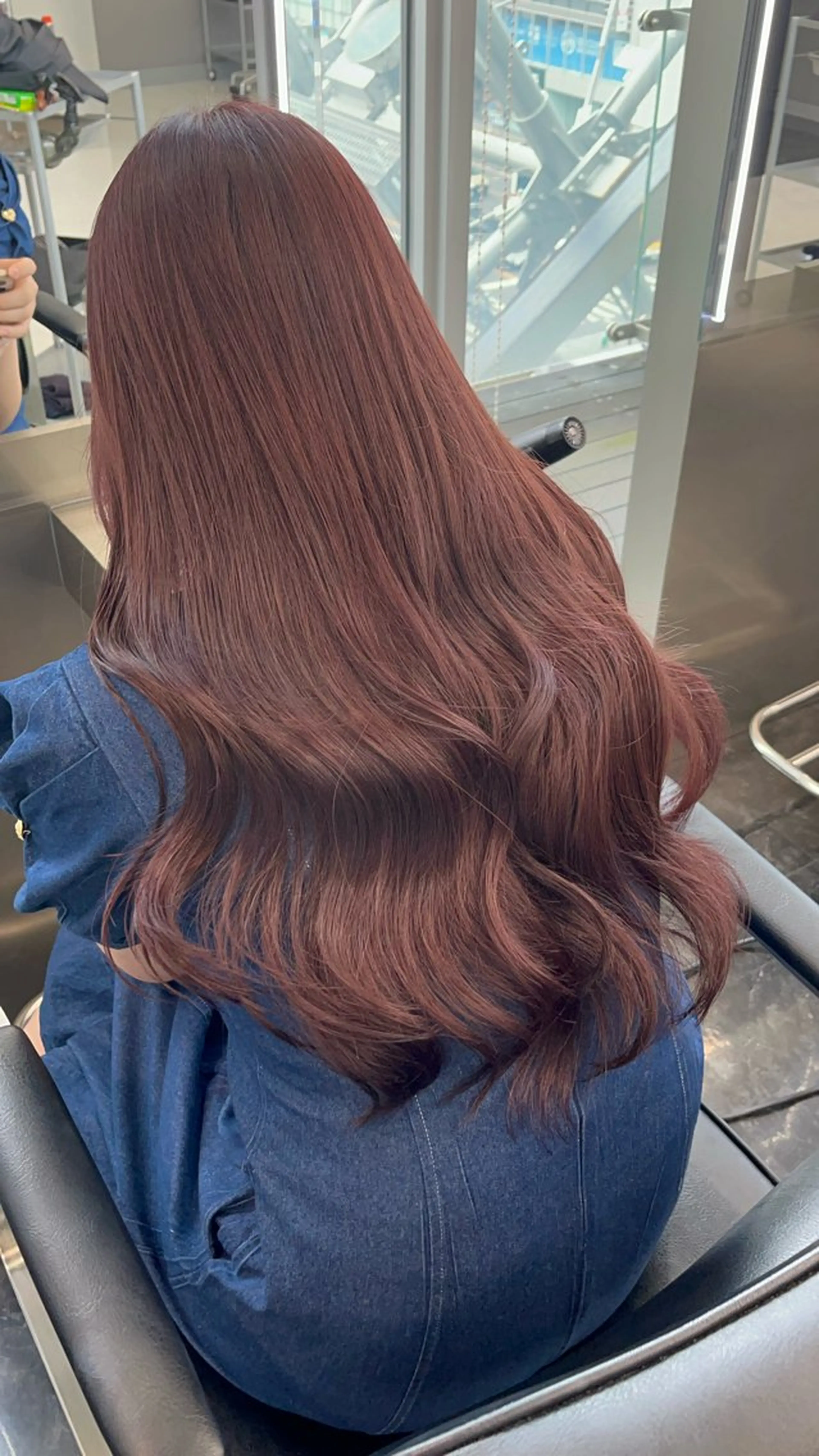 ロング カラー ブリーチ 透明感カラー ダブルカラー ラベンダーカラー ブリーチなしカラー ヘアカラー トリートメント ヘアセット 韓国ヘア🖤/透明感 shihoのヘアスタイル