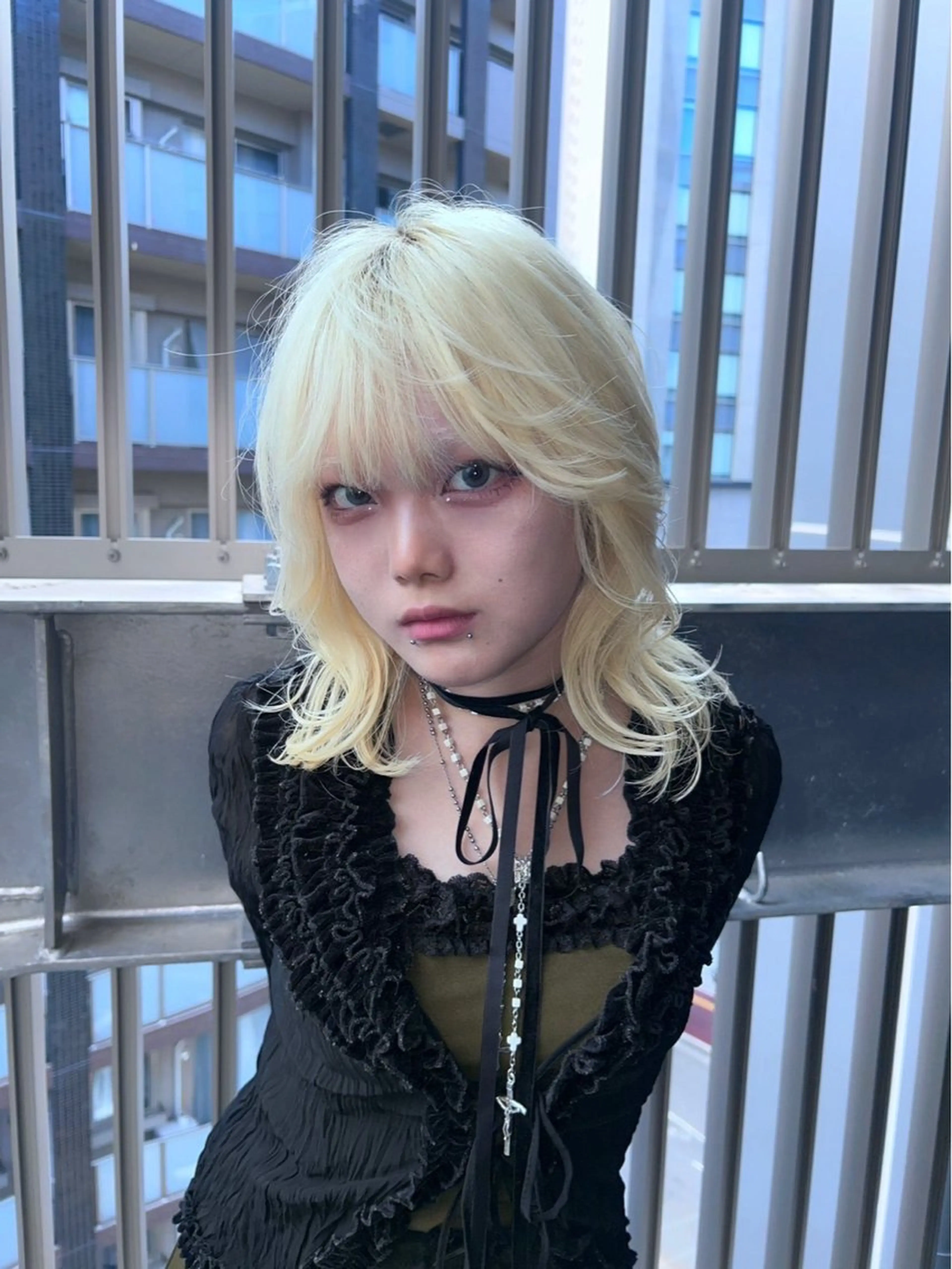 【ミニモ限定超お得クーポン】トリプルカラー(ケアブリーチ2回+ケアカラー+髪質再生バイカルテTR)デザイン追加可能の写真