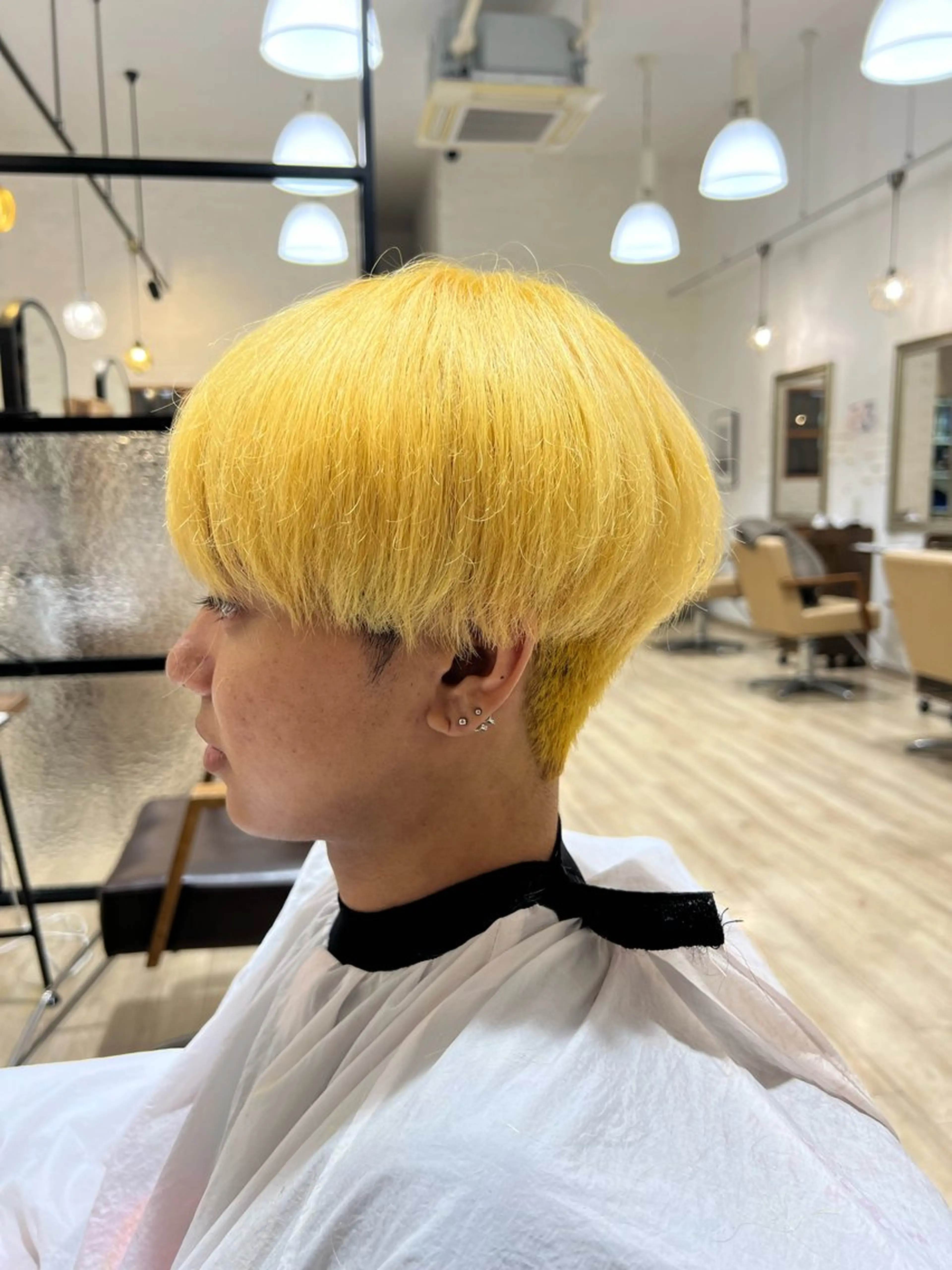 ショート カット 【本陣】カット モデル/朝岡 慧のヘアスタイル