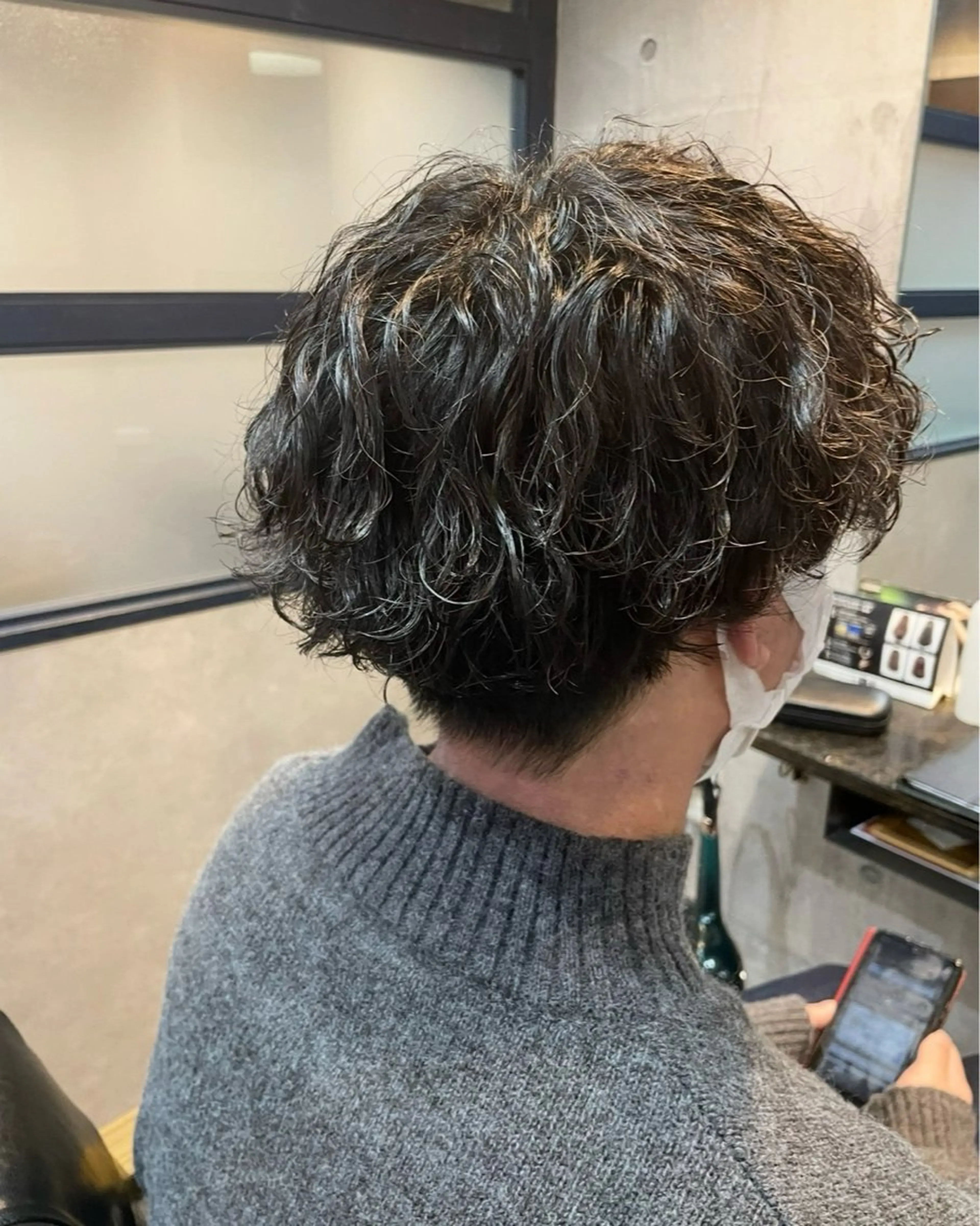 ミディアム パーマ 浅草 nia SUGIURAのヘアスタイル