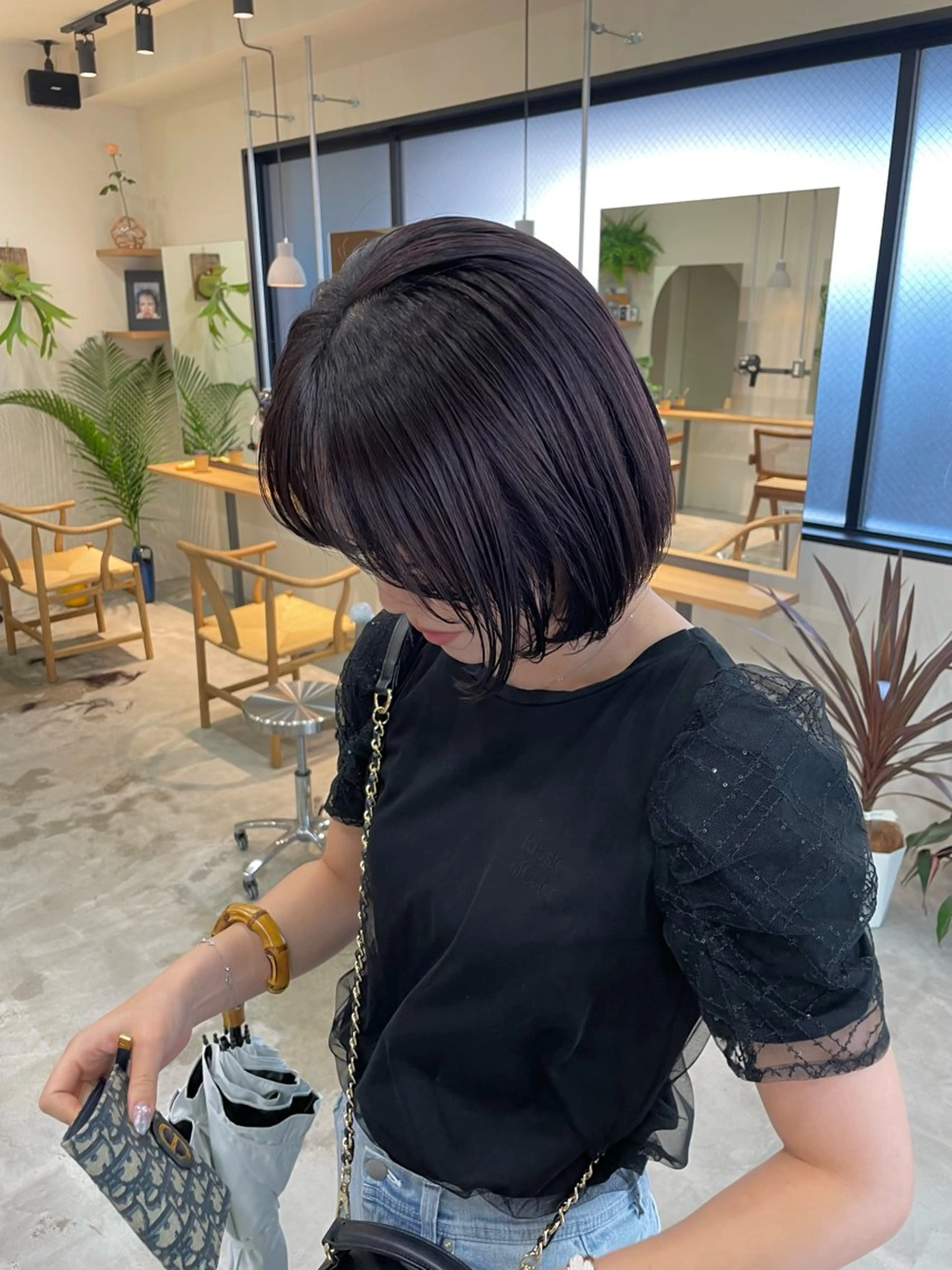 ヘアカラーの写真