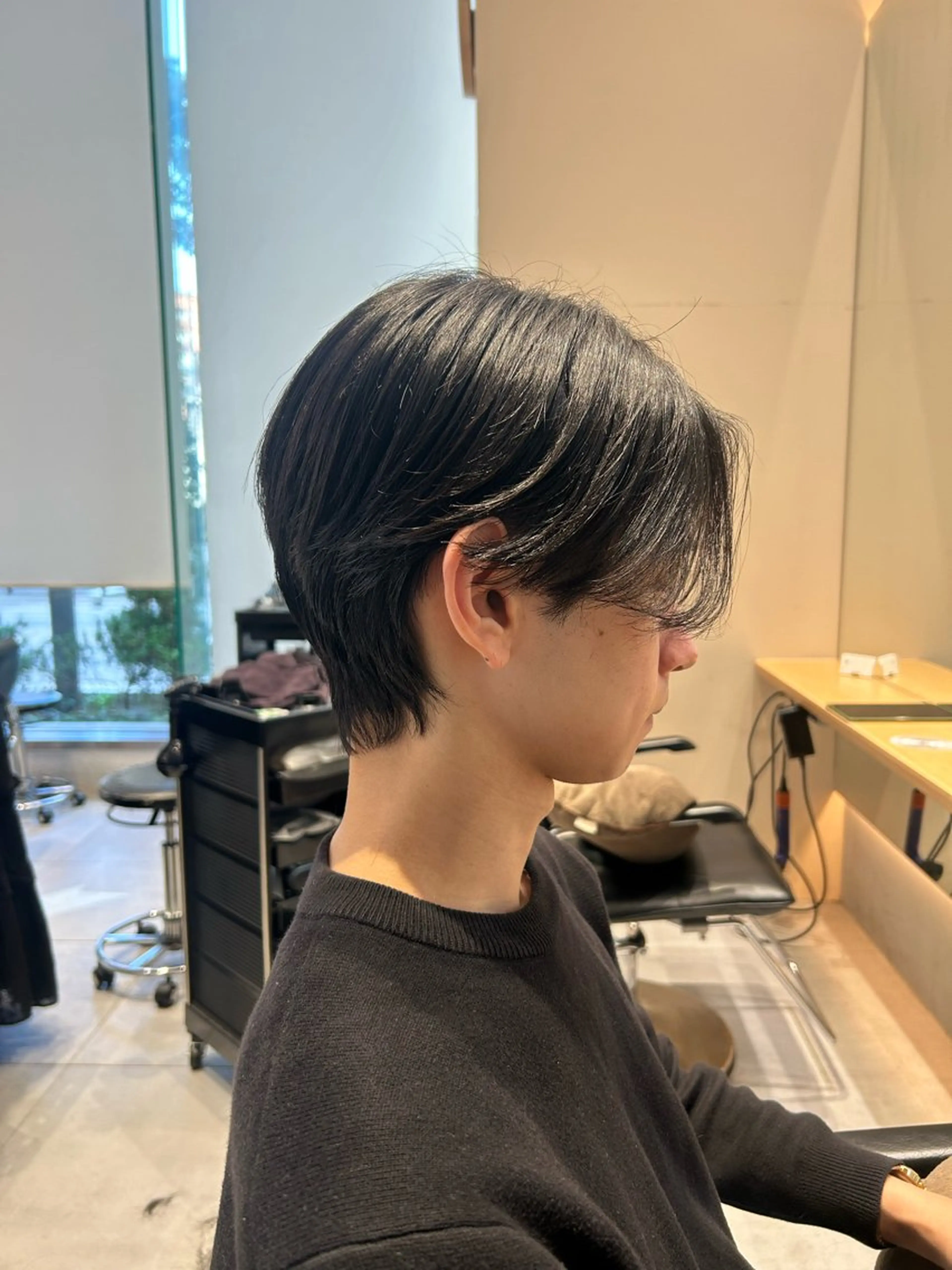 ショート ヘアアレンジ メンズ メンズウルフカット ウルフカット yoko/レイヤー /小顔ボブ／メンズのヘアスタイル