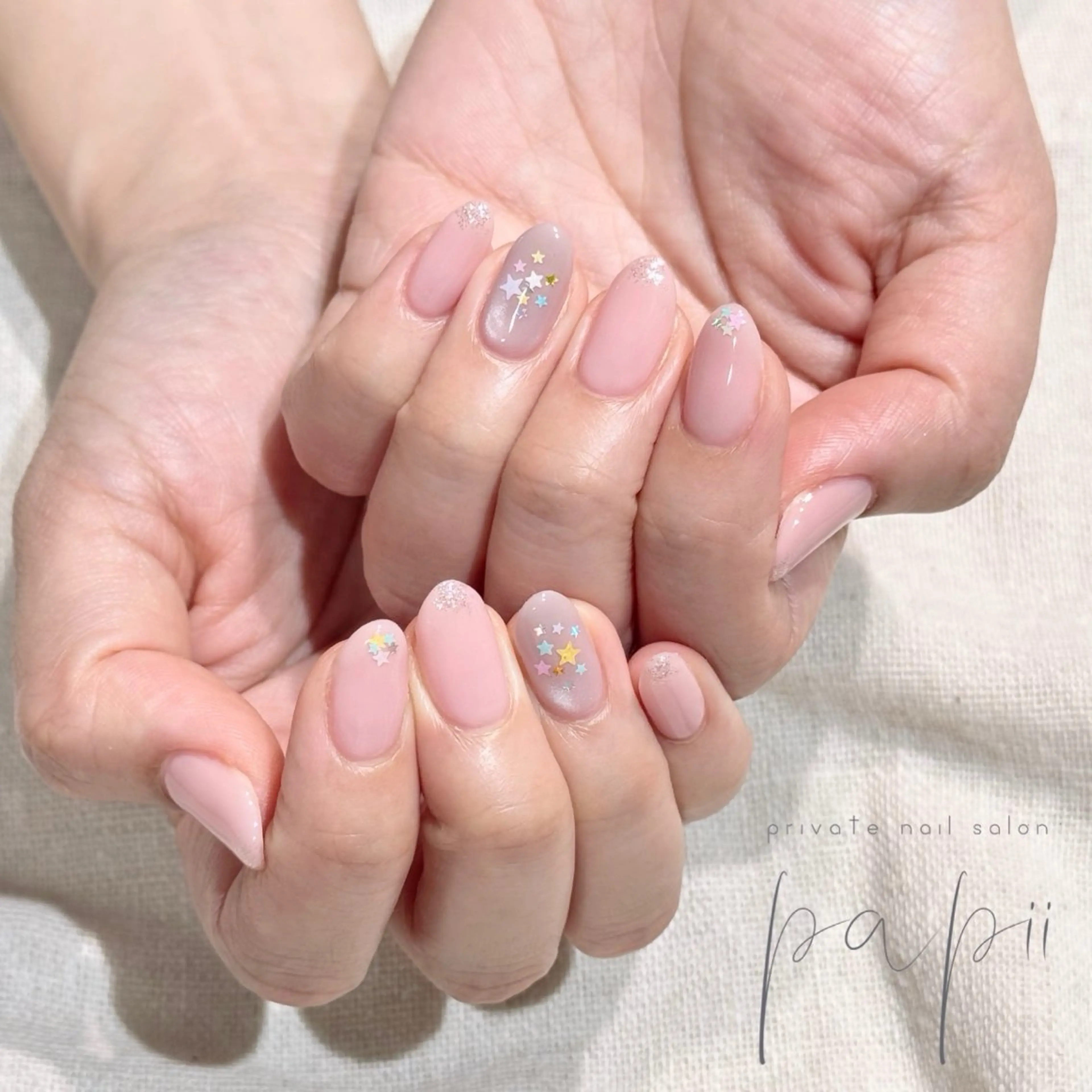 ネイル マグネットネイル ハンドネイル private nail salon papii所属・papii☆ kurodaのネイルデザイン