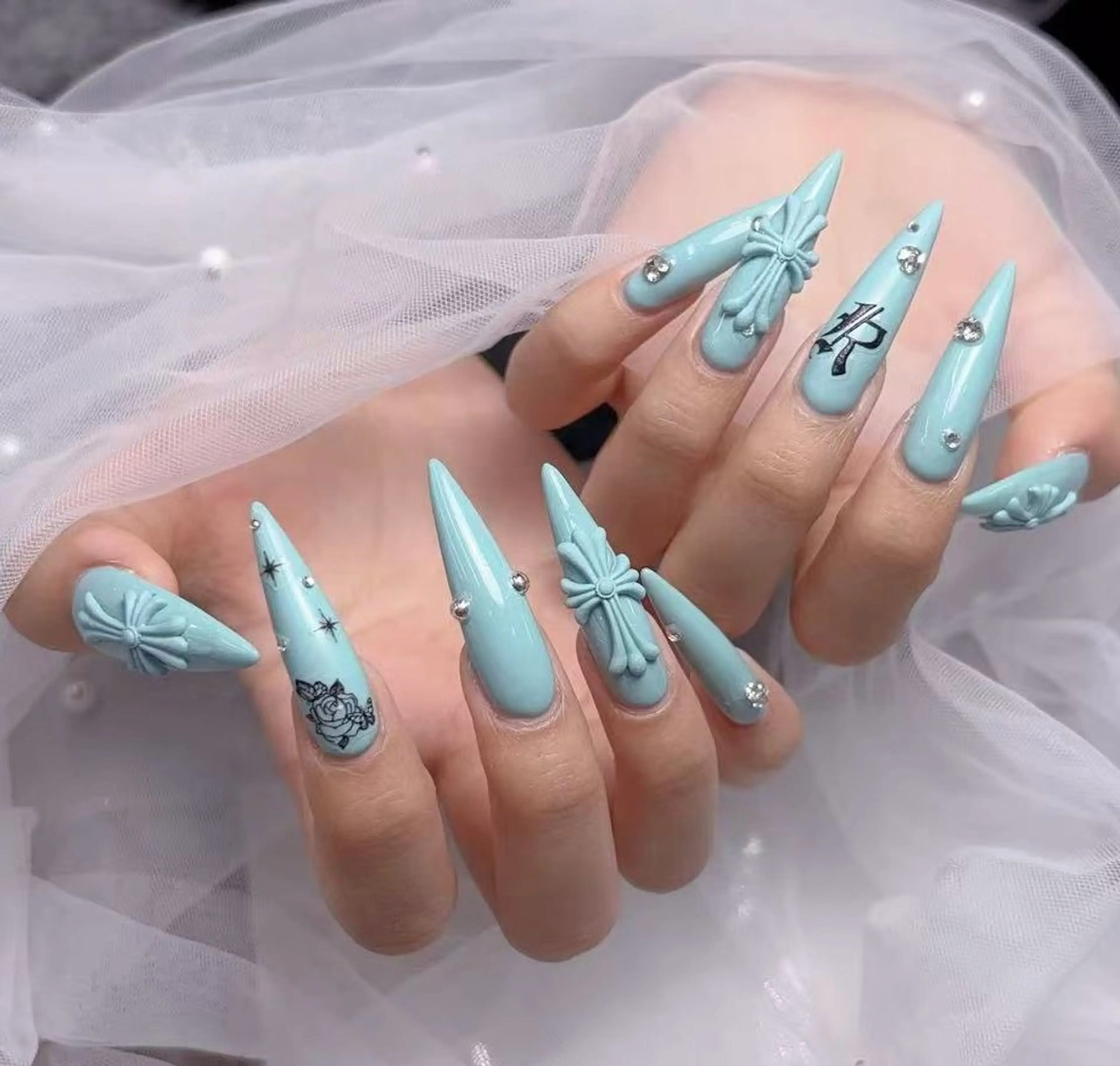 ネイル チョウ チョウのネイルデザイン