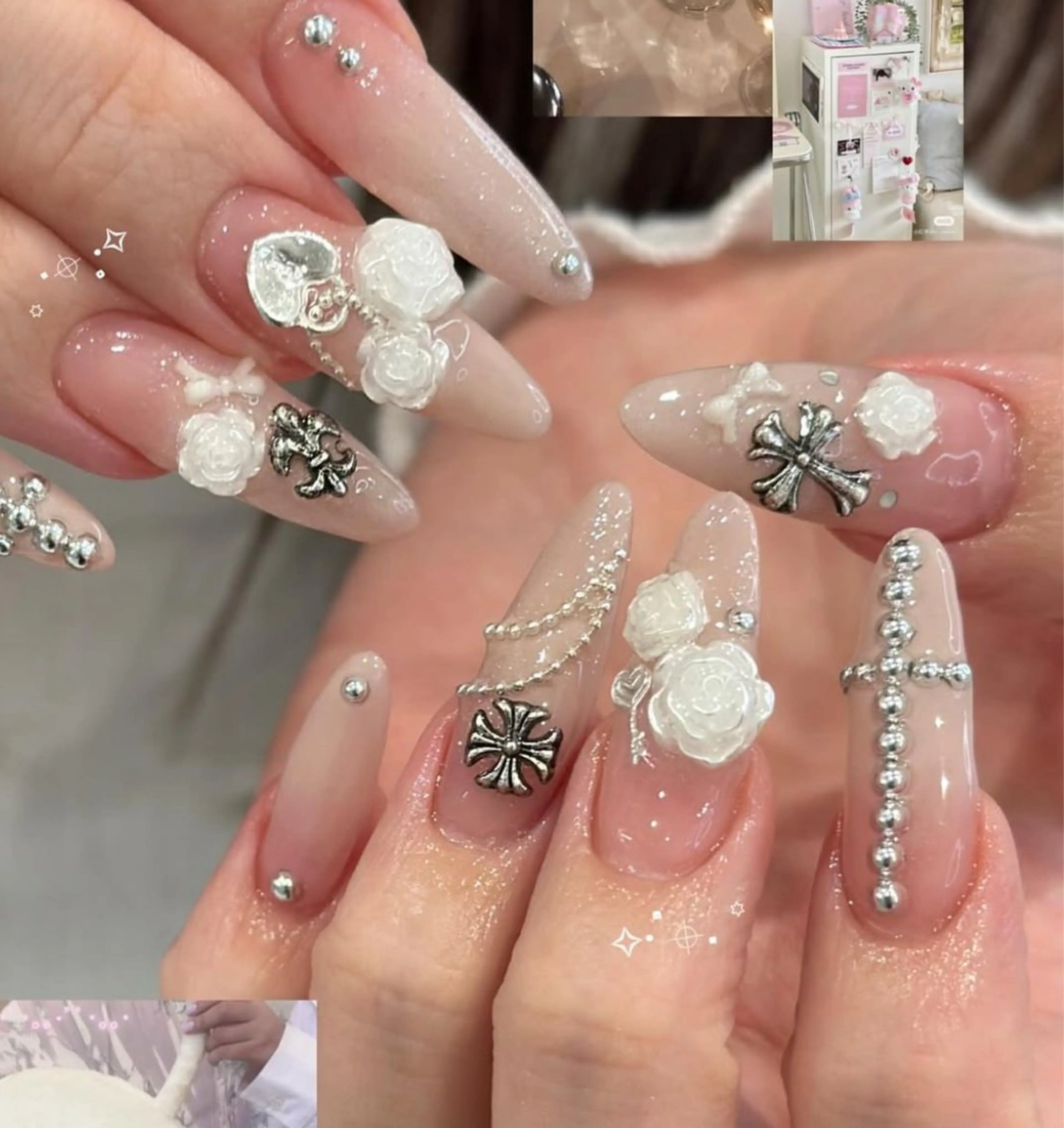 ネイル アートネイル ジェルネイル ニュアンスネイル ネイルチップ ハンドネイル Ryu Nail NekoChanのネイルデザイン
