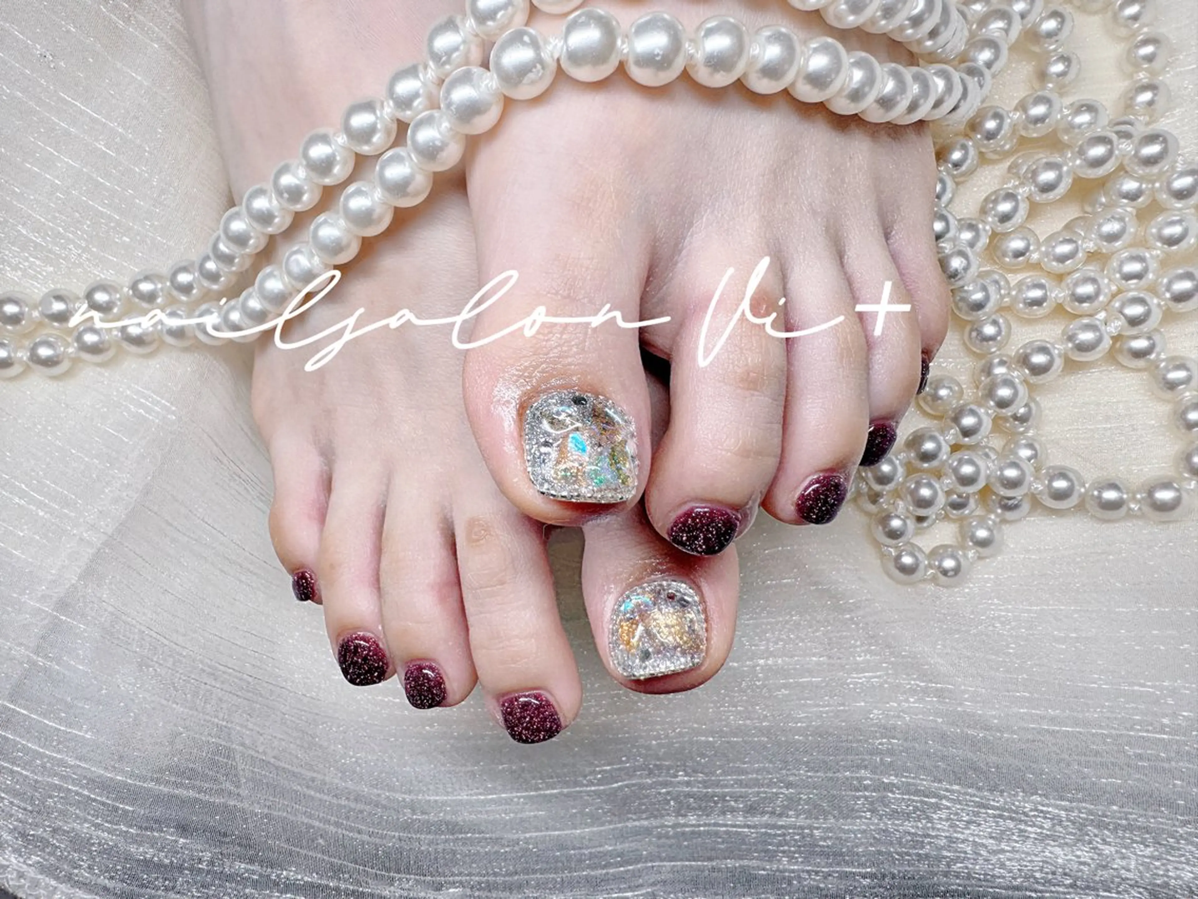 ネイル フットネイル ✨Nailsalon Vi+✨のネイルデザイン