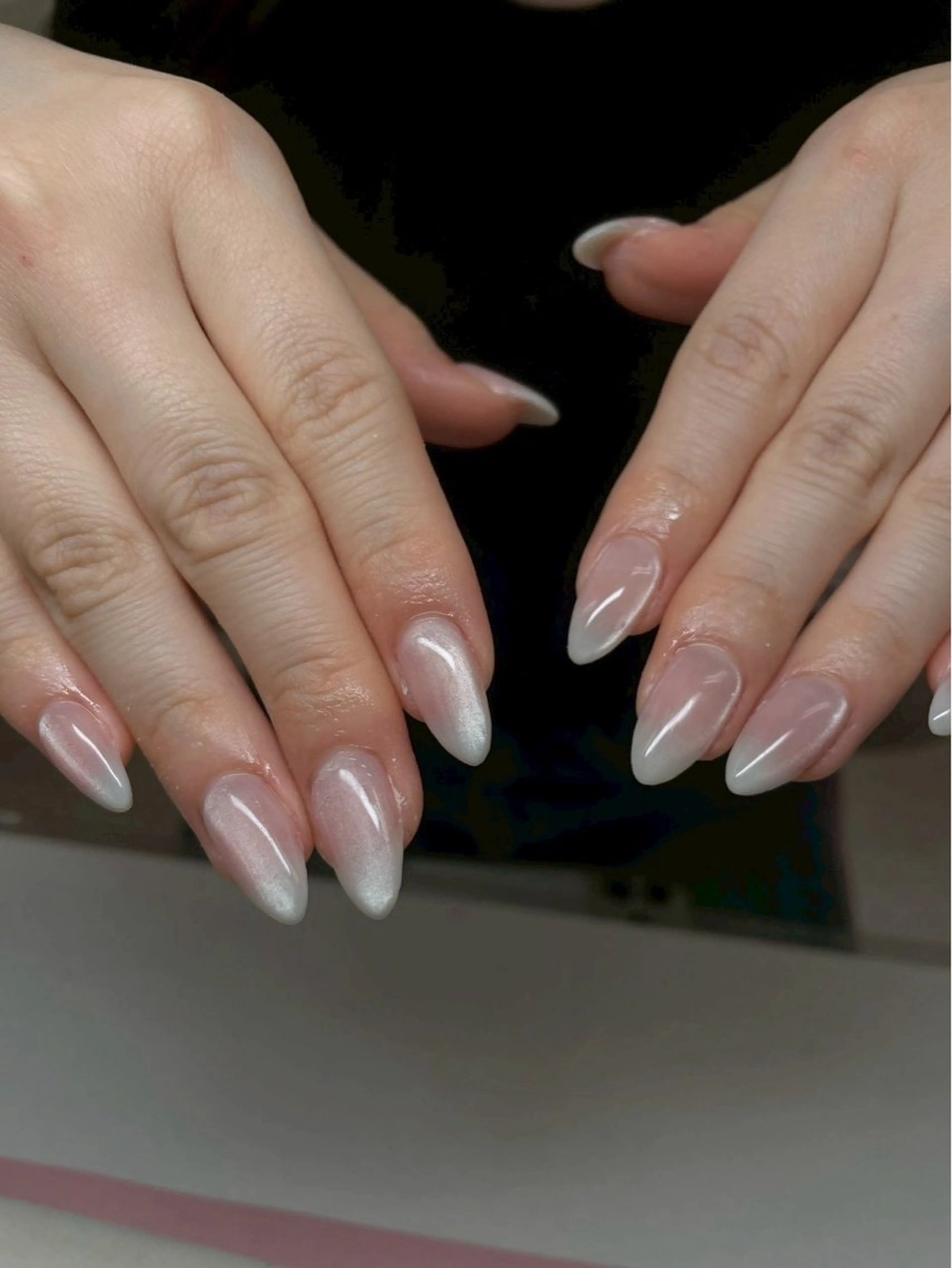 ネイル マグネットネイル マグネットワンカラー ワンカラーネイル ワンホンネイル ハンドネイル nailsalon popoのネイルデザイン