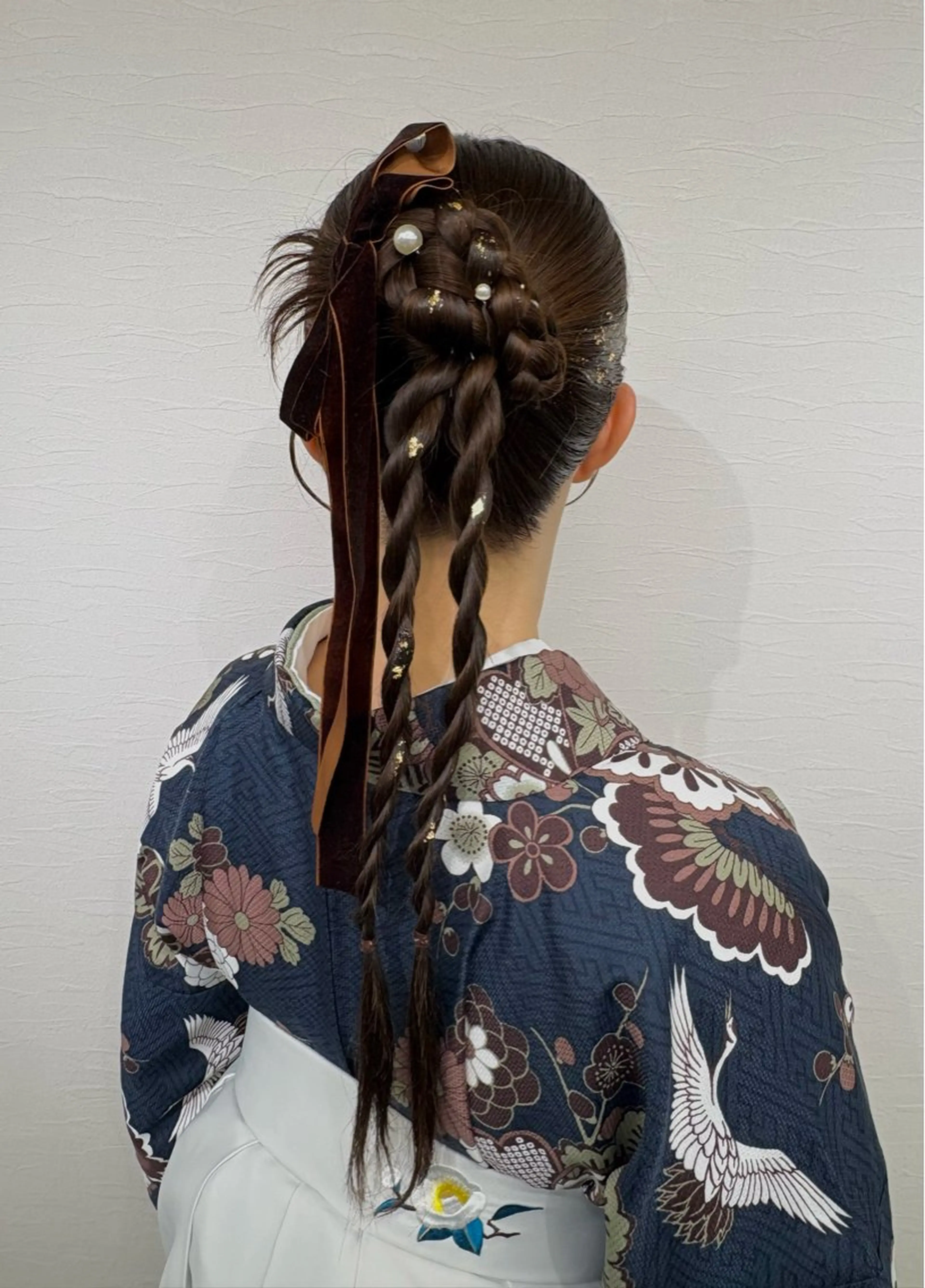 ロング ヘアセット YUMEYAKATA 五条店のヘアスタイル