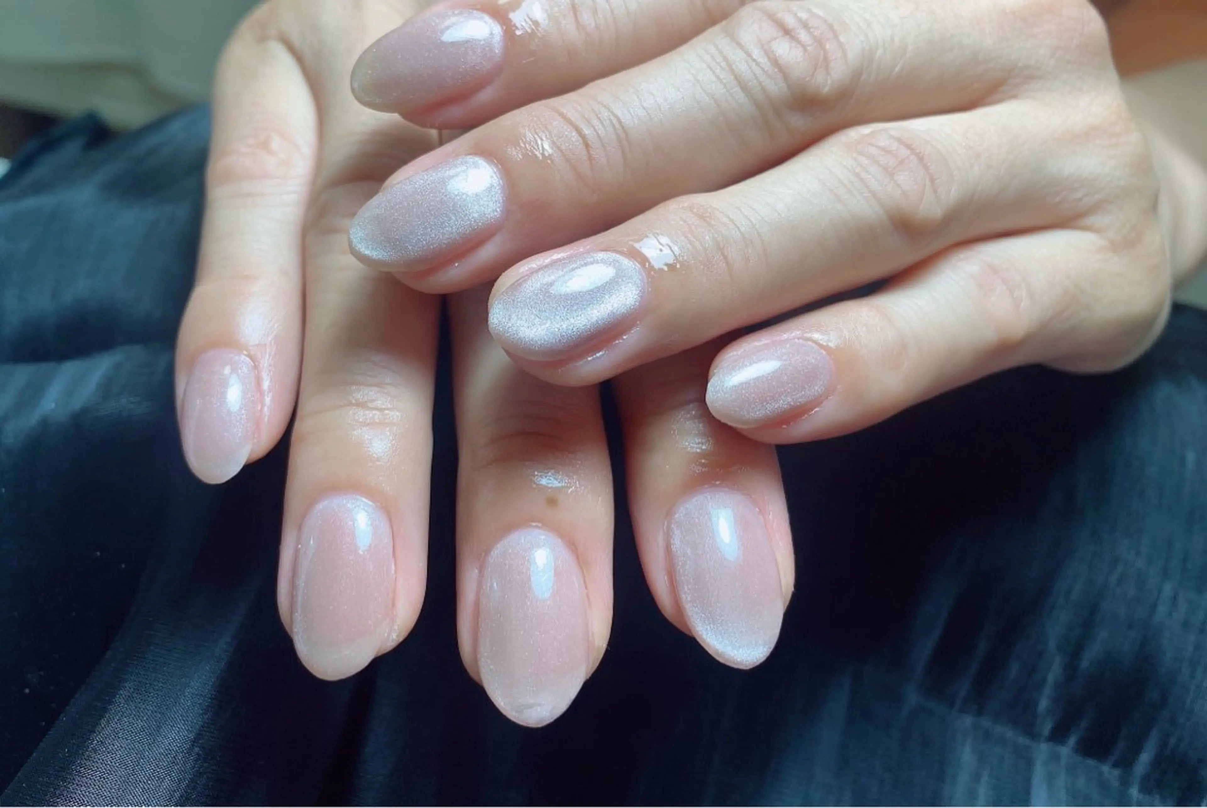 ネイル 長さ出し フットネイル ジェルネイル 韓国ネイル マグネットネイル ハンドネイル Nail Annのネイルデザイン