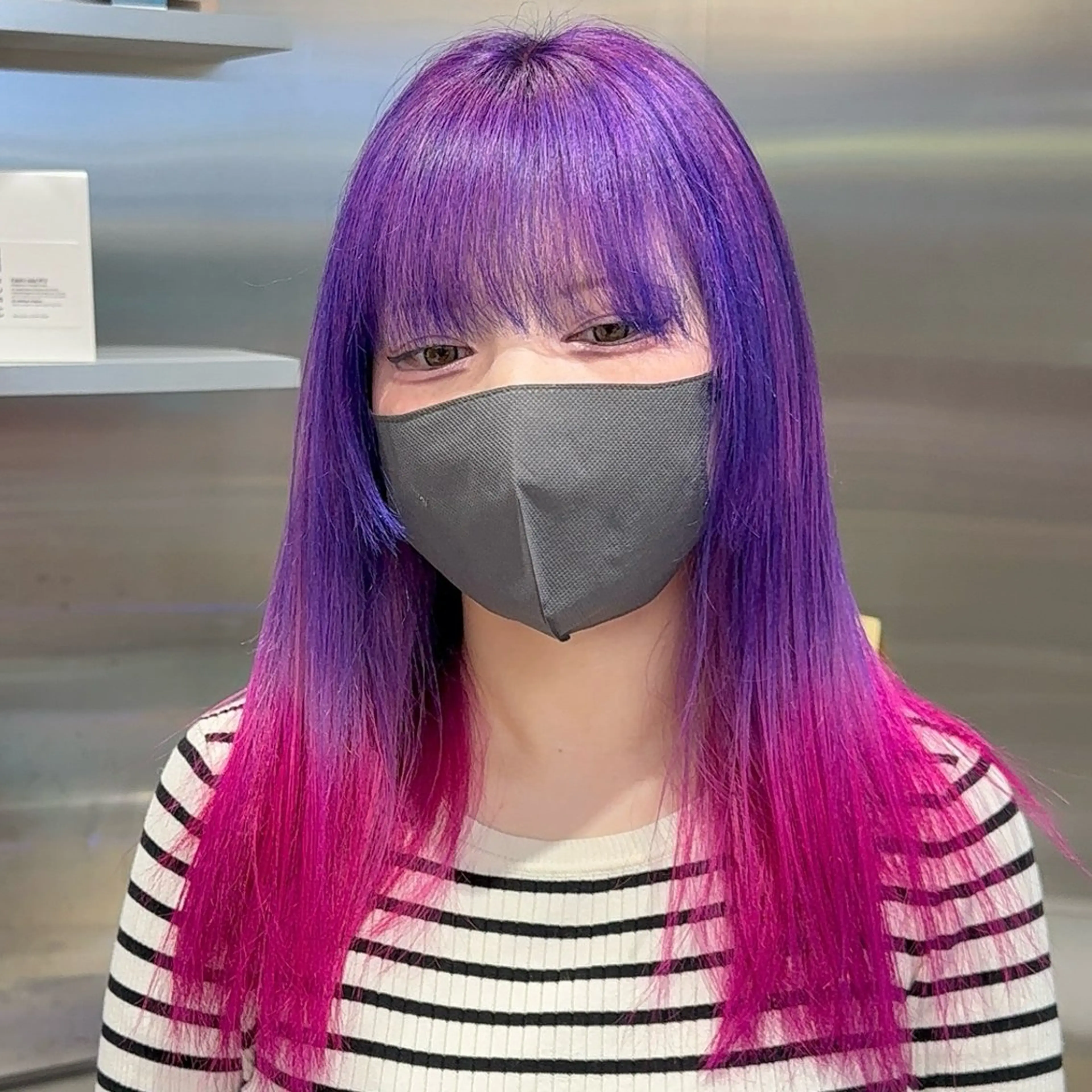 セミロング カラー ヘアカラー 派手髪個性派/カラー 特化Lilica💥のヘアスタイル