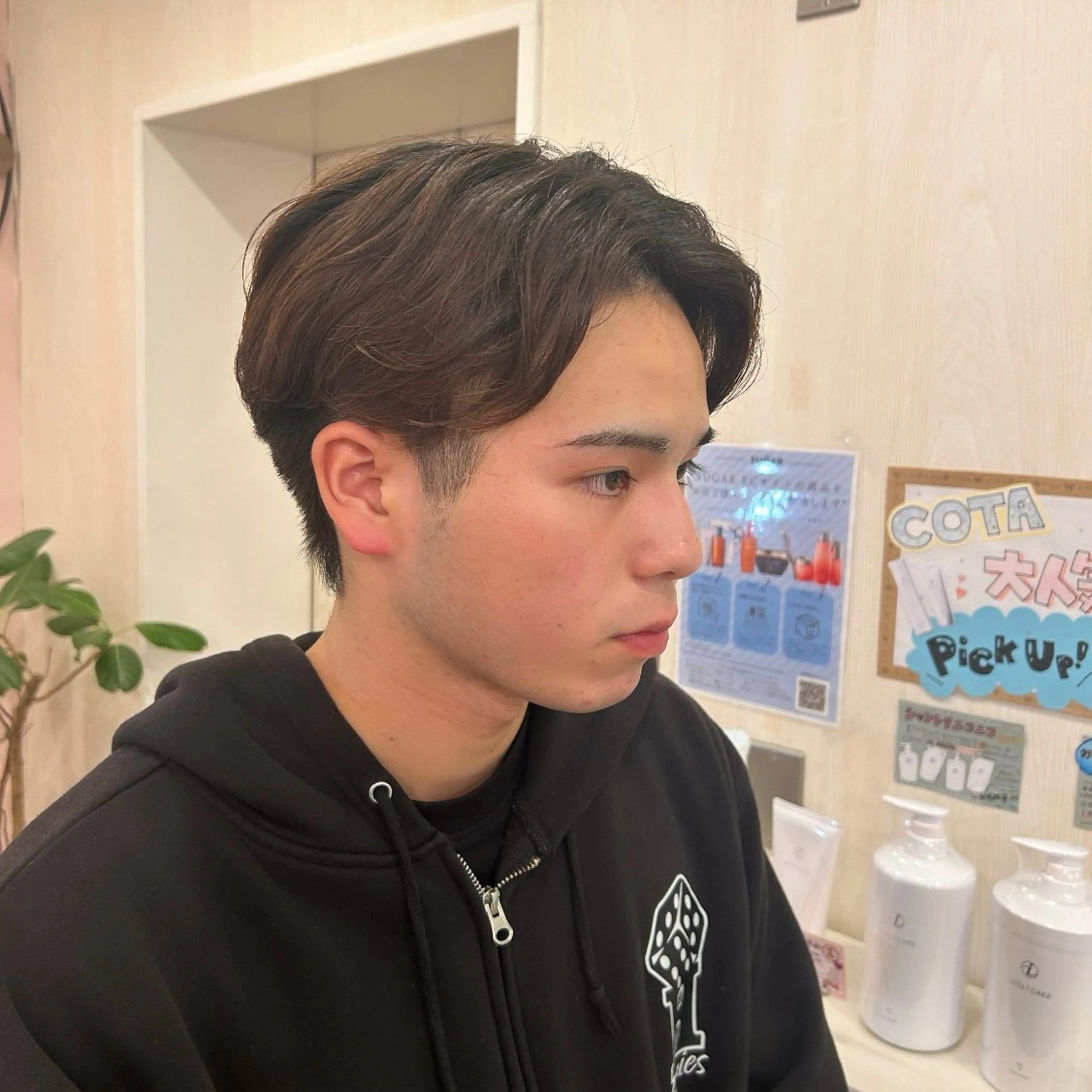 パーマ メンズ 韓国ヘア🧸髪質改善 🧸きくちみさきのヘアスタイル