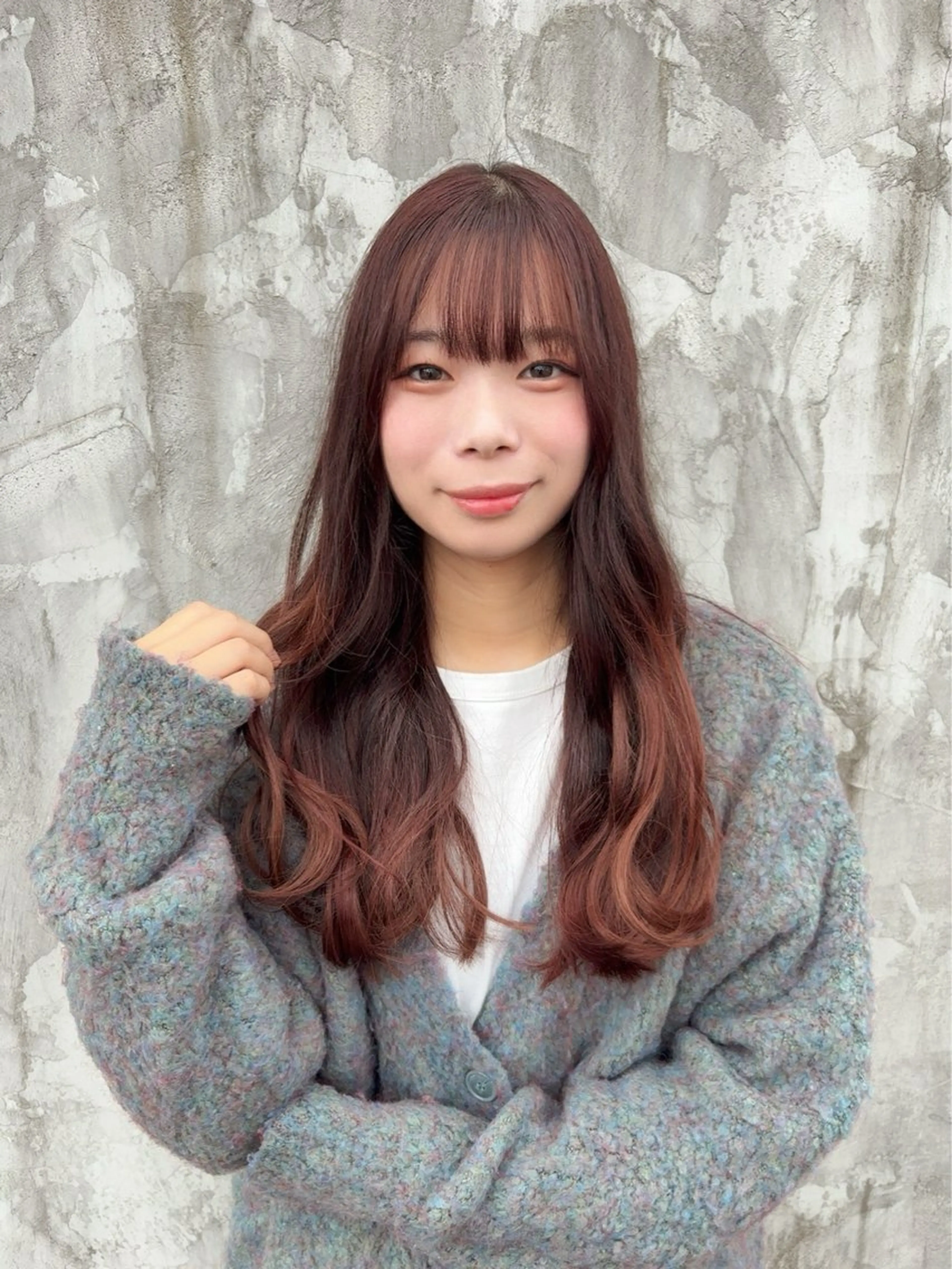 ロング カラー ヘアカラー トリートメント number＋ / 璃々花のヘアスタイル