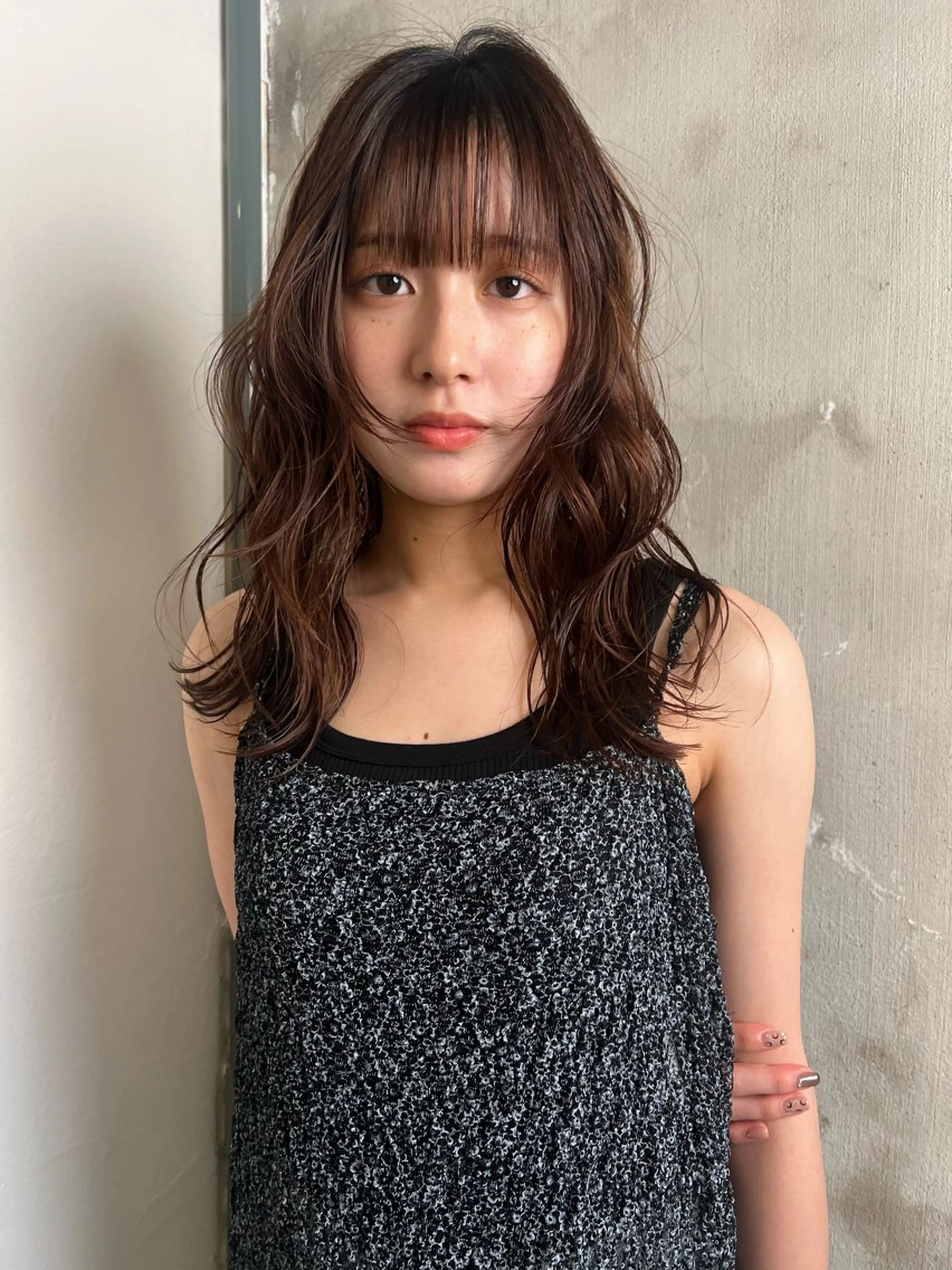 ロング パーマ ヘアアレンジ yu  /透明感カラ ー/ボブ/caseyのヘアスタイル