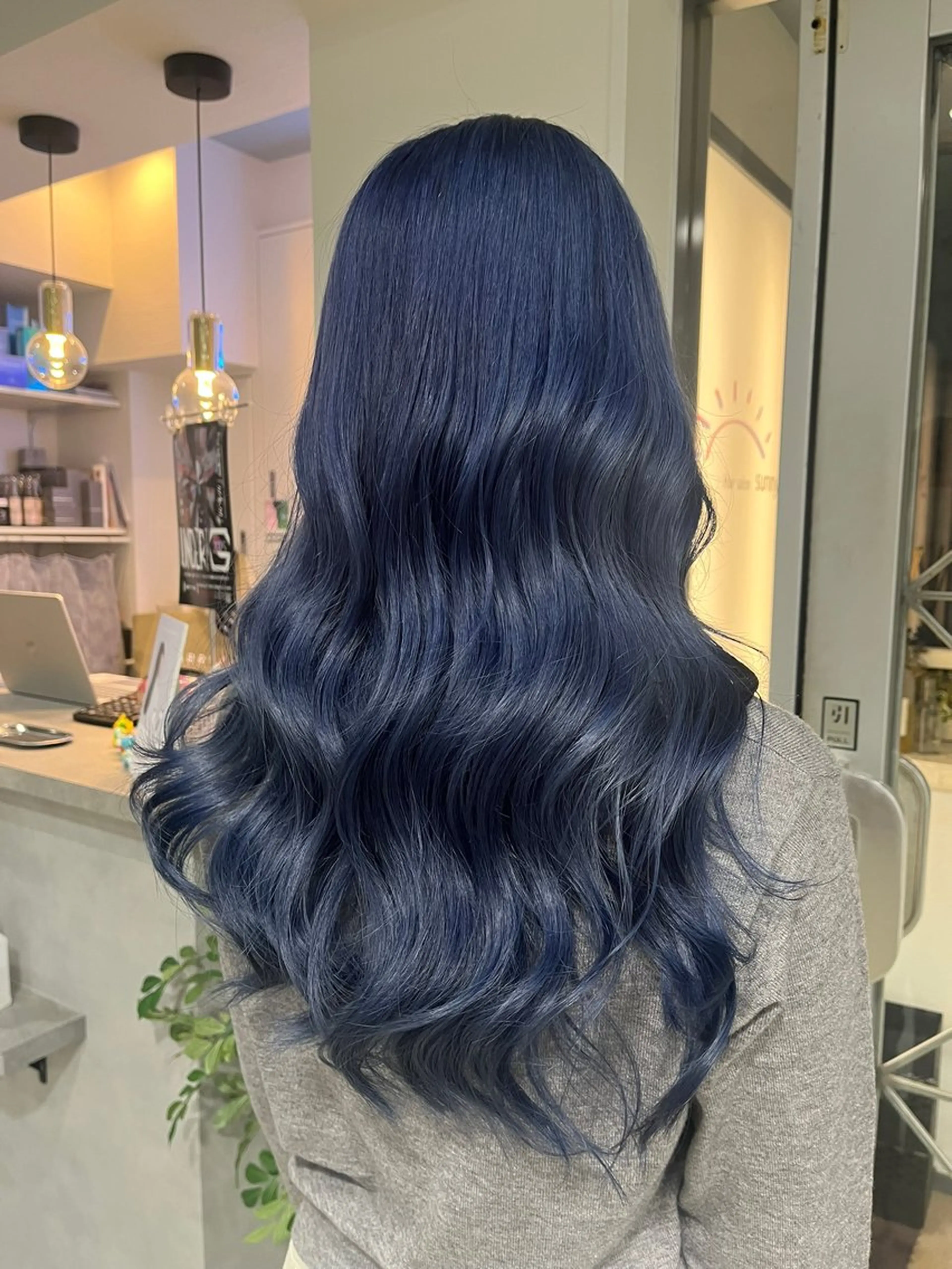 ロング パープルカラー sunny. マコトのヘアスタイル