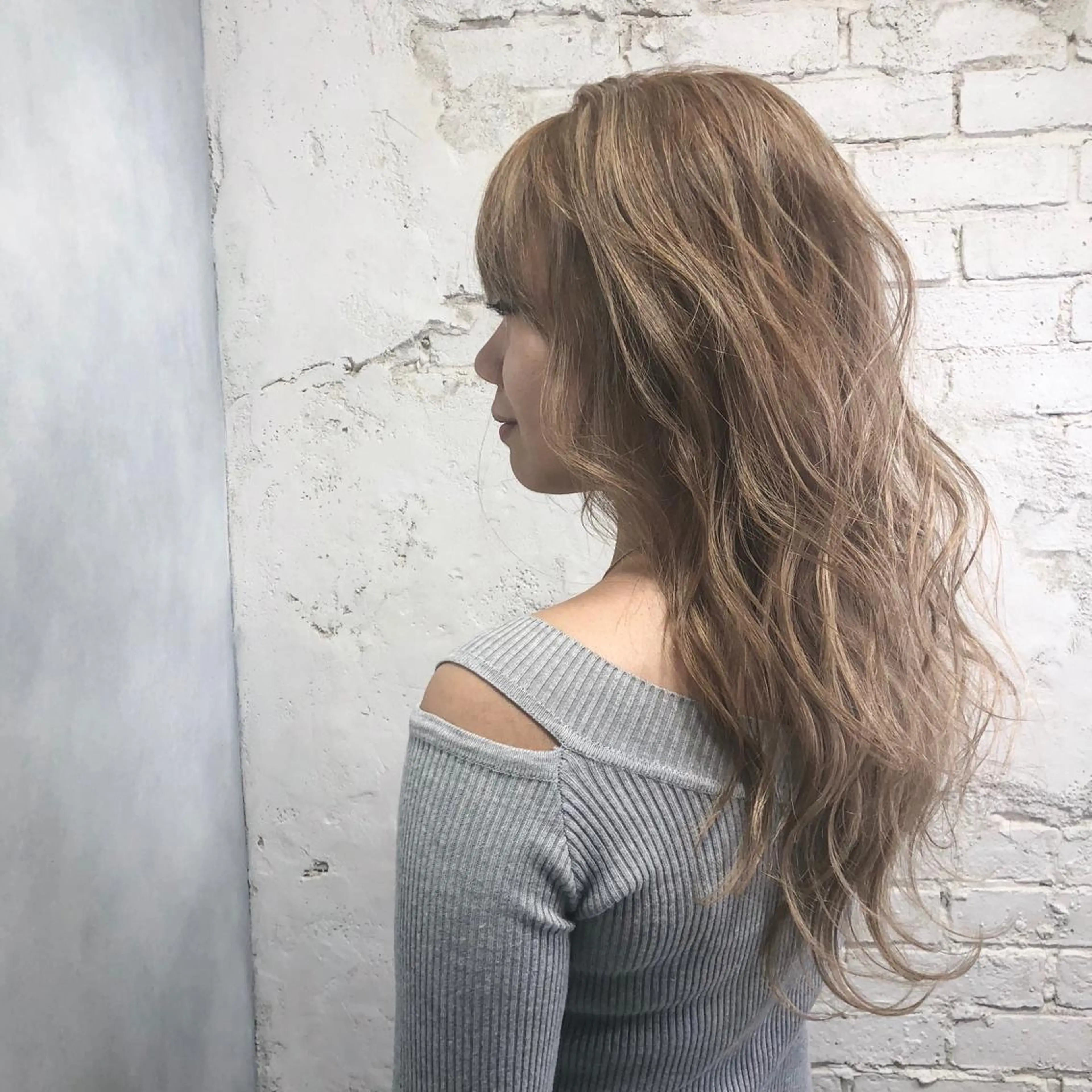 ロング カラー バレイヤージュ ブリーチ ケアブリーチ ダブルカラー ハイライトカラー welring hair salon所属・welring hair salonのヘアスタイル