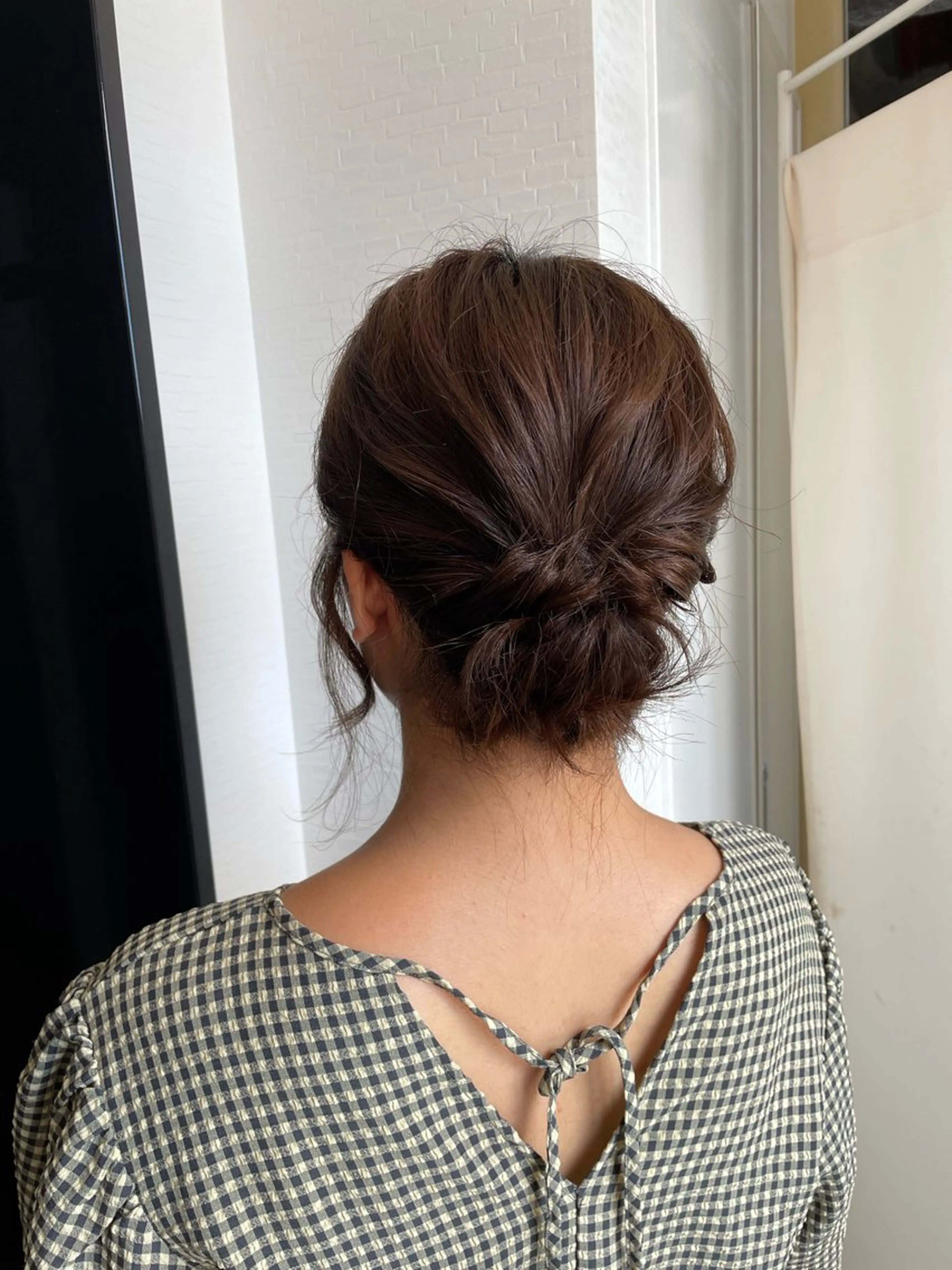 ミディアム ヘアアレンジ ヘアセット YUI/ ブリーチカラー🌷のヘアスタイル