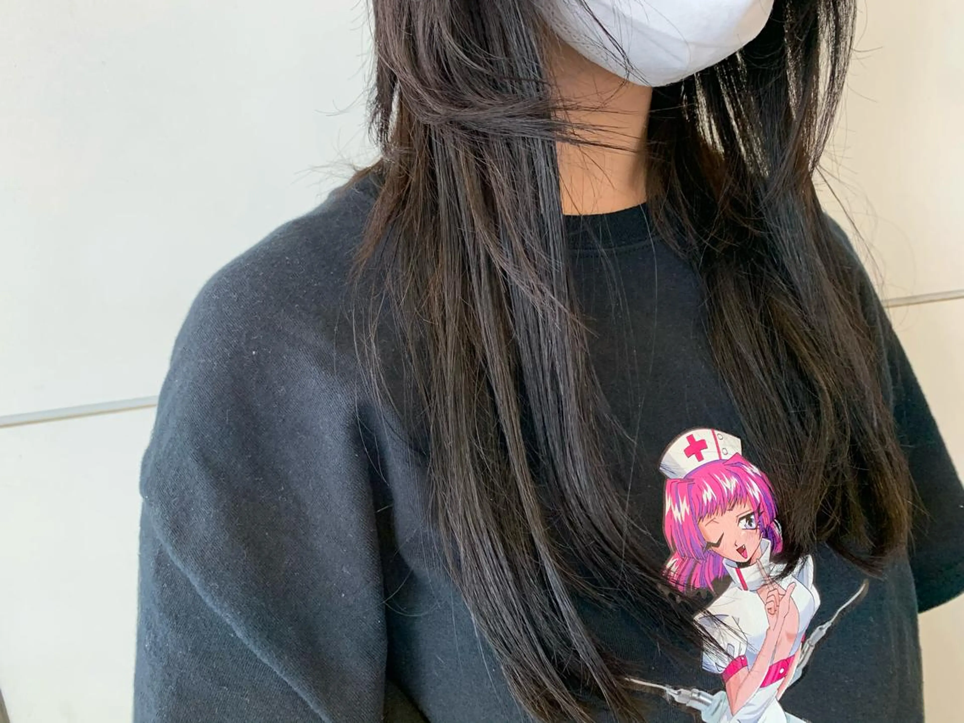 セミロング ヘアアレンジ シールエクステ エクステ ウルフカット 髪質改善/縮毛矯正 ツヤ髪🩷さつきのヘアスタイル