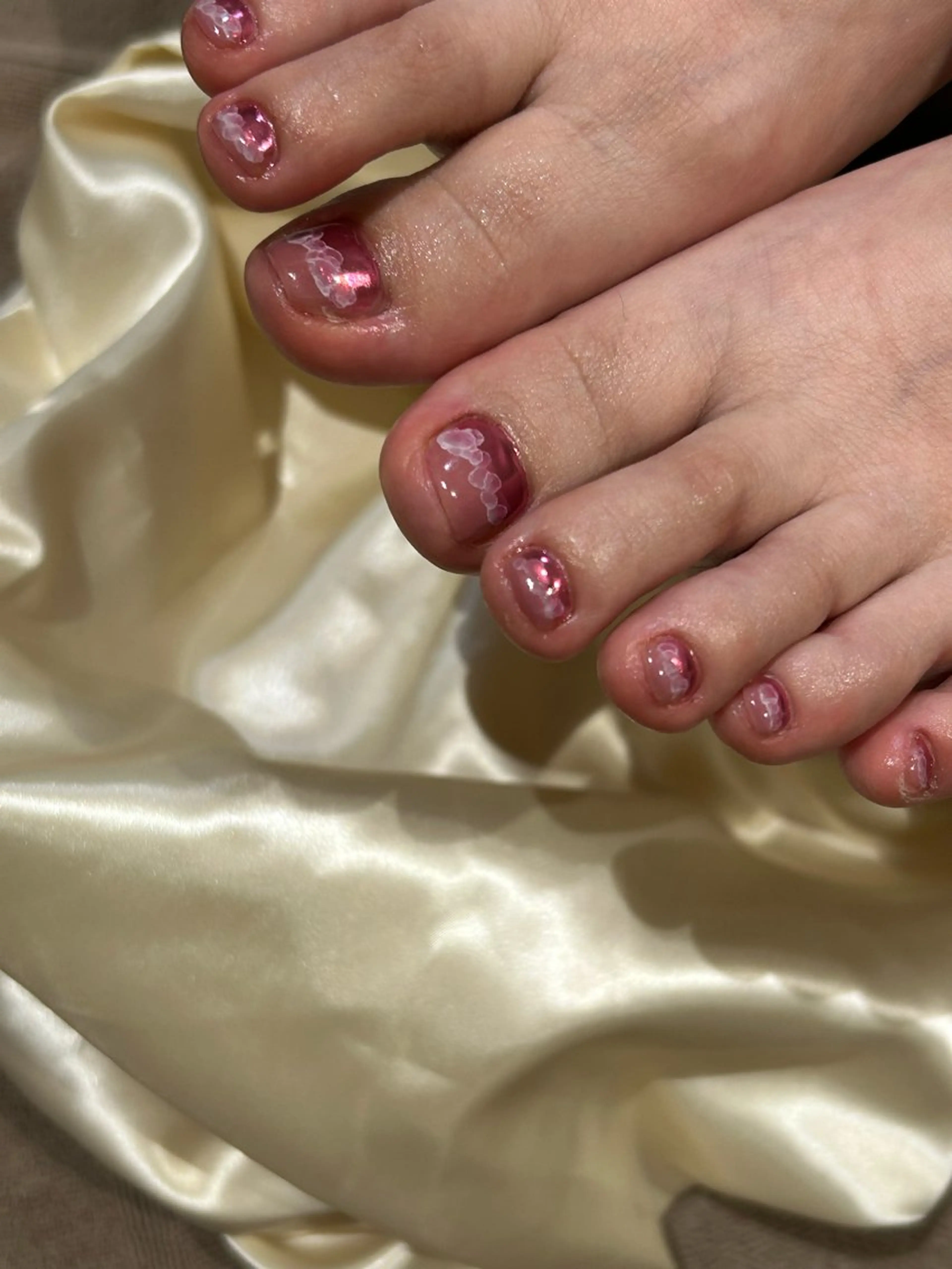 ネイル フットネイル やまだ しおりのネイルデザイン