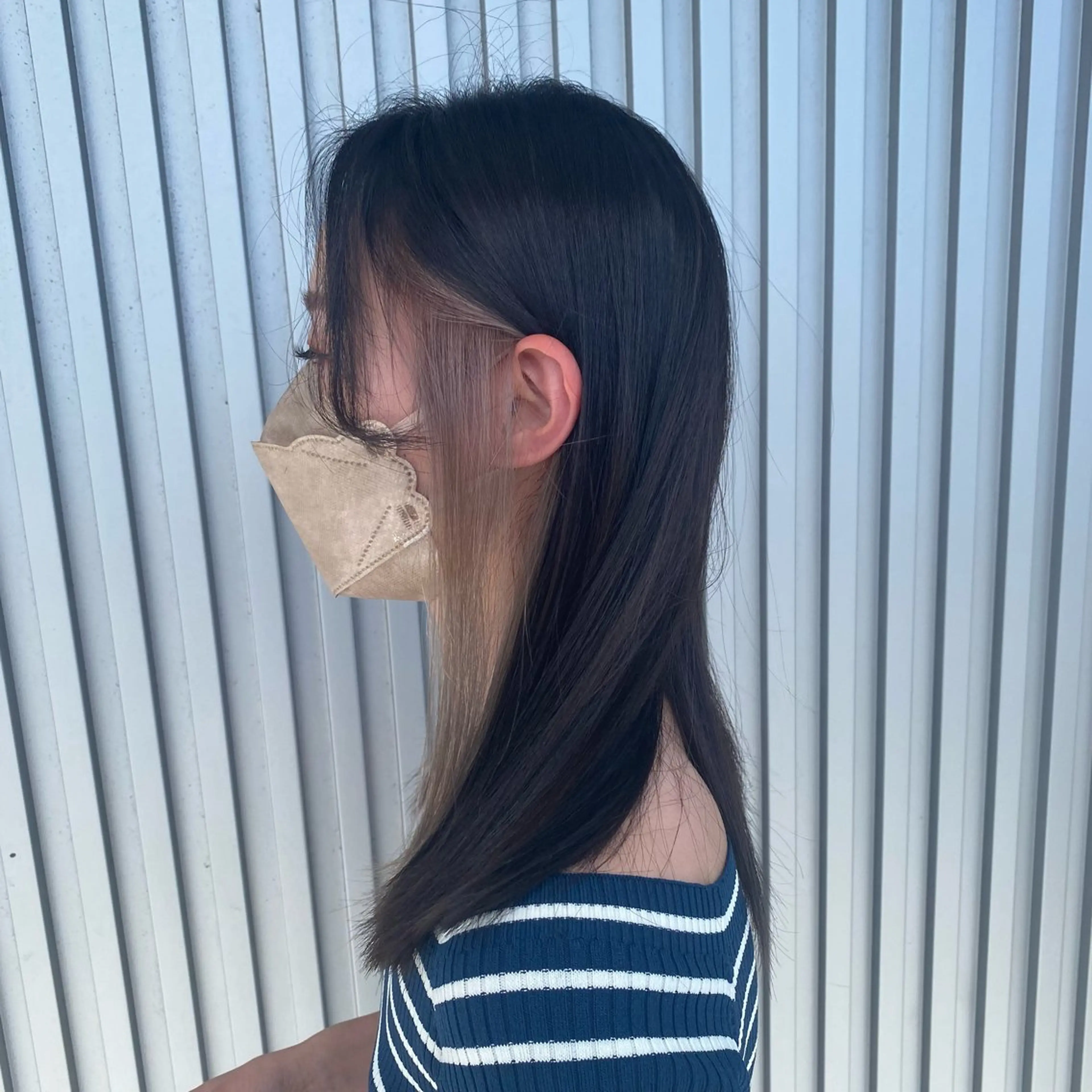 ロング カラー 井手 孔介のヘアスタイル