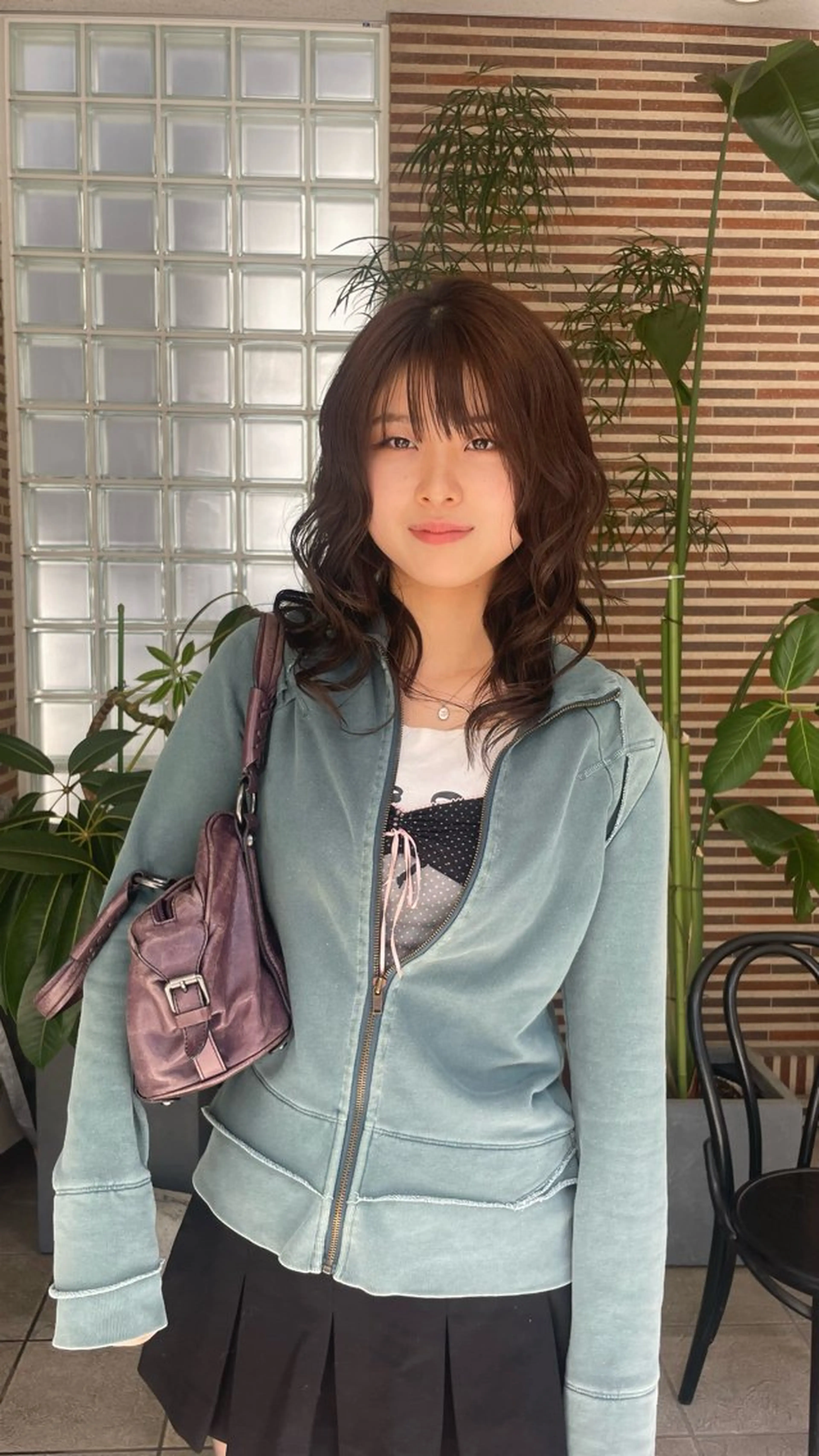 セミロング Daisy🎀透け感 カラー🎀JUNAのヘアスタイル