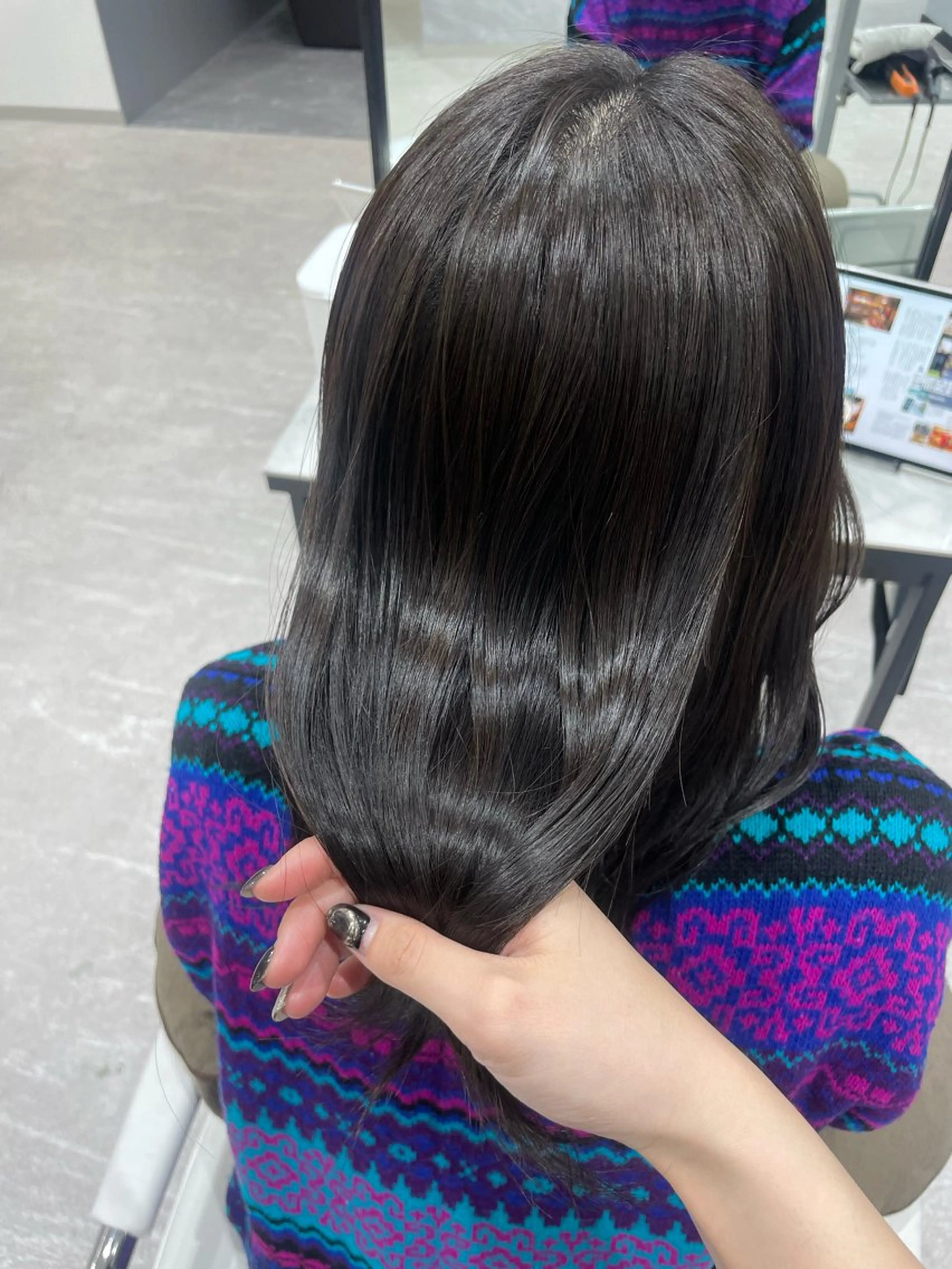 ロング トリートメント トリートメント 本厚木🪅パーマ 🪅カラー🪅Aoiのヘアスタイル