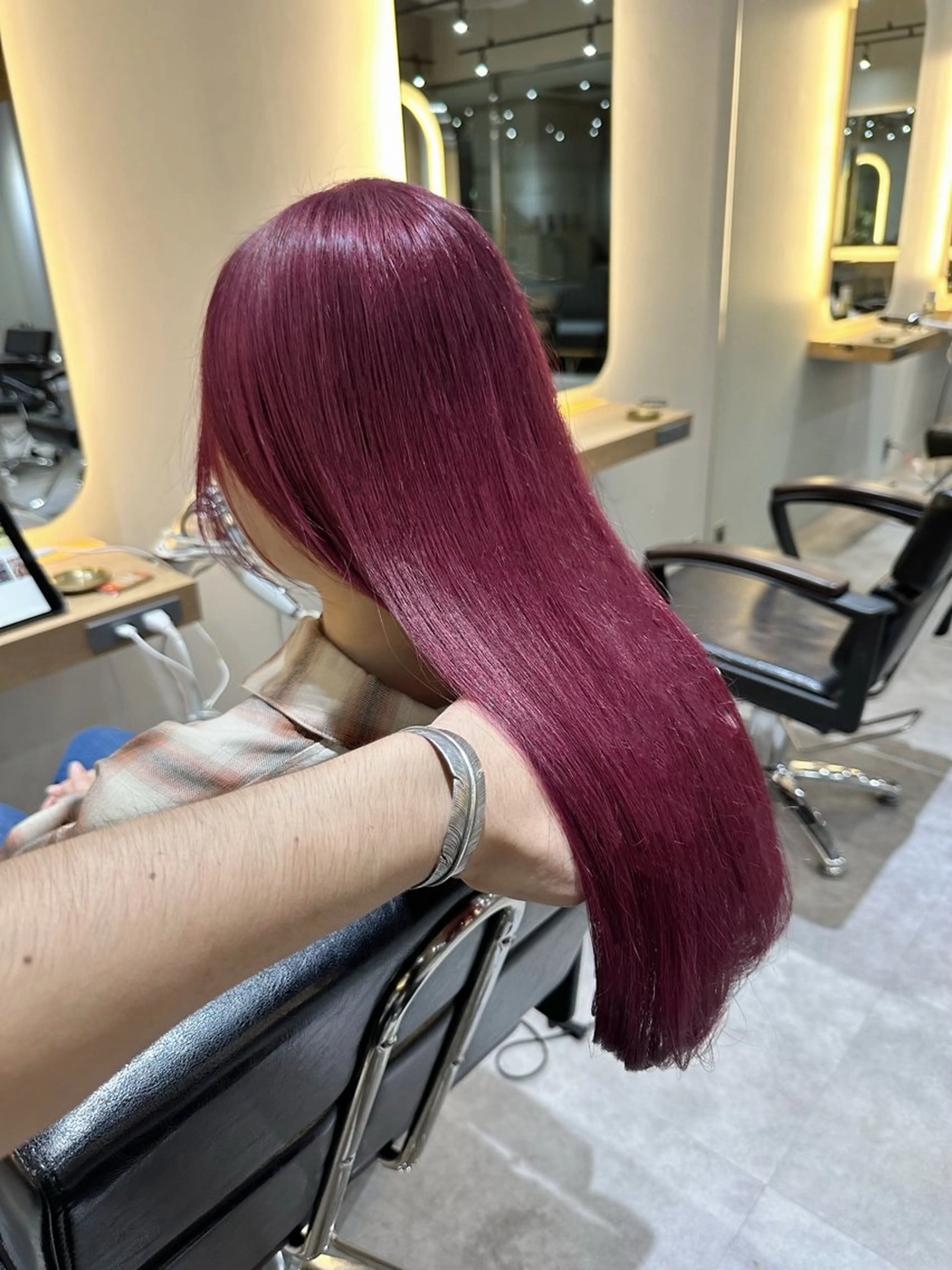 ロング カラー ヘアカラー トリートメント レイヤーカット/ ブリーチカラー/雅人のヘアスタイル