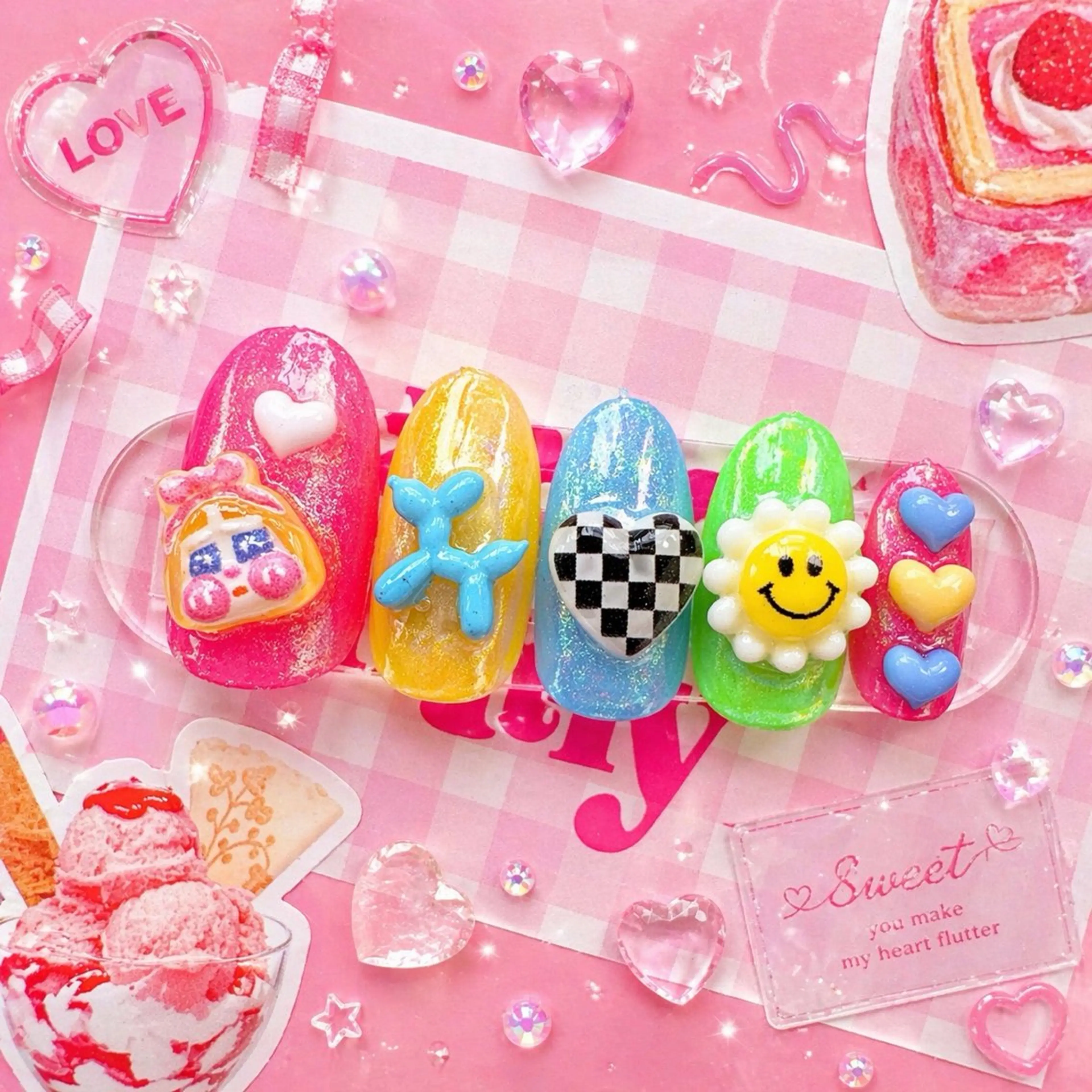 ネイル ハンドネイル MignonReve ♡EIMI🌈のネイルデザイン