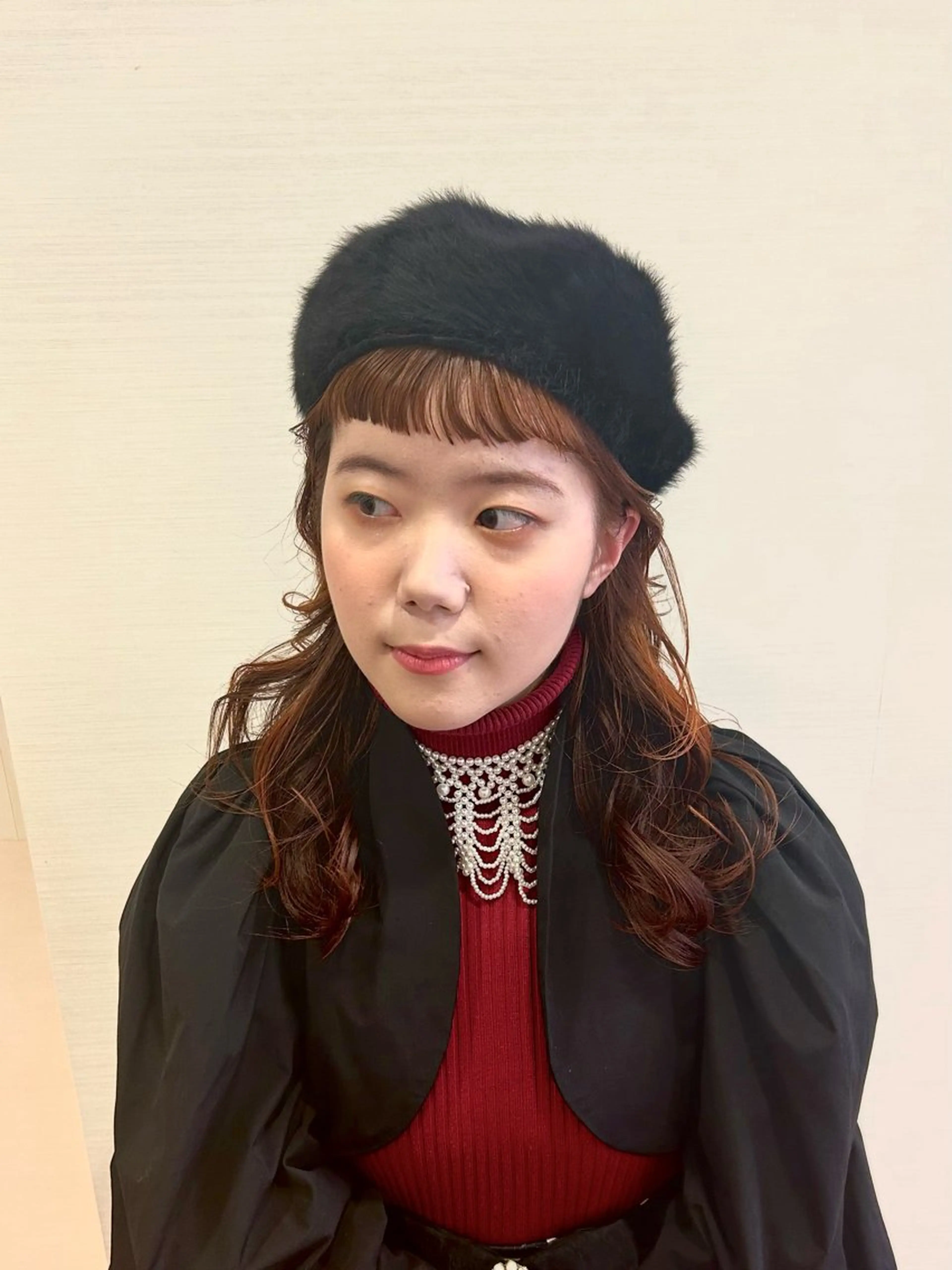 ミディアム カラー ミ ユのヘアスタイル