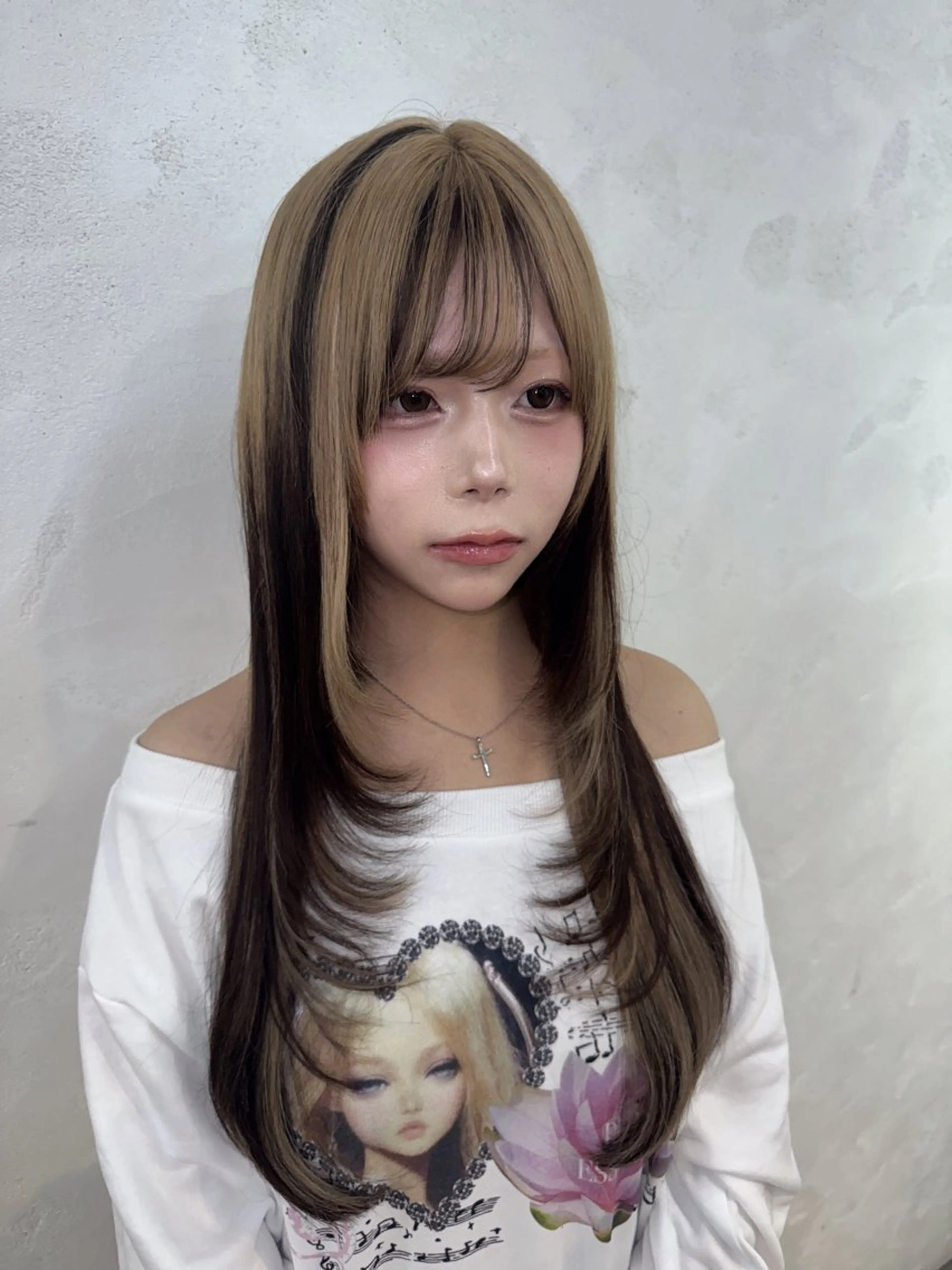 ロング カラー エクステ ✨最安値✨エクステ カラー🌼つきな🌼のヘアスタイル