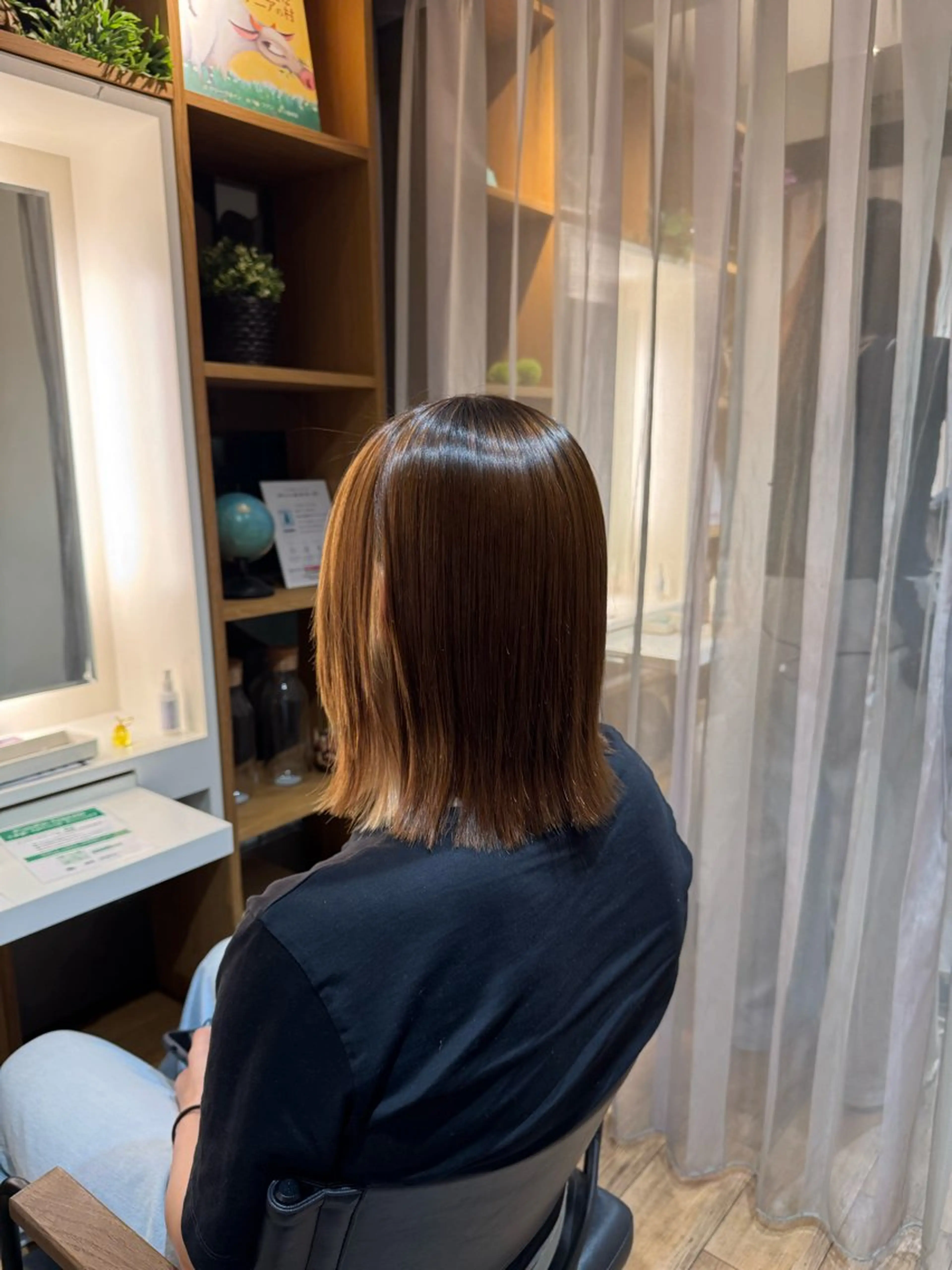 ミディアム ヘアカラー トリートメント 美髪/髪質改善 川口凌弥のヘアスタイル