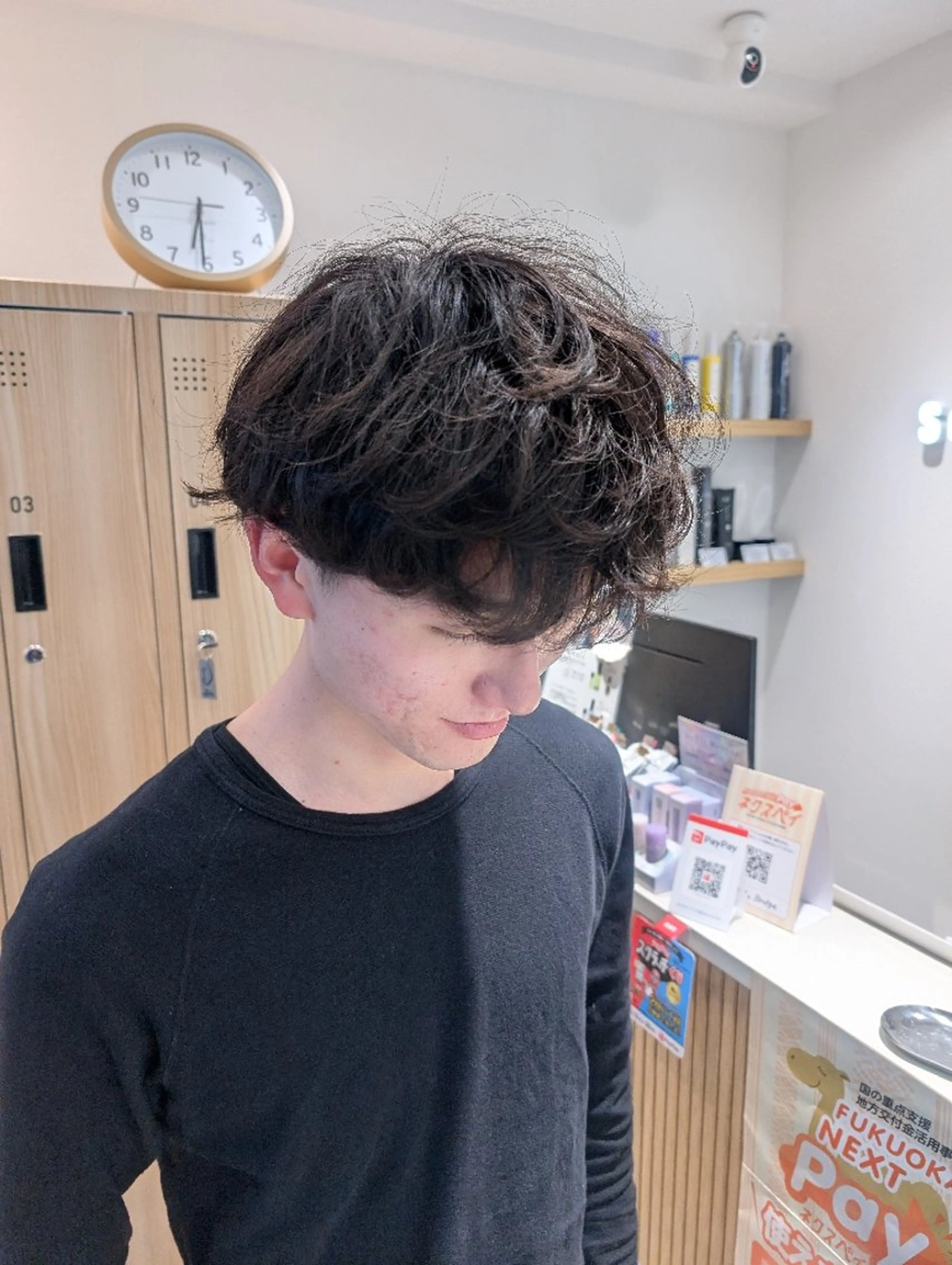 ショート メンズ パーマ メンズパーマ シャドーパーマ カット パーマ 田端みおと🐱 SoZoBridgeのヘアスタイル