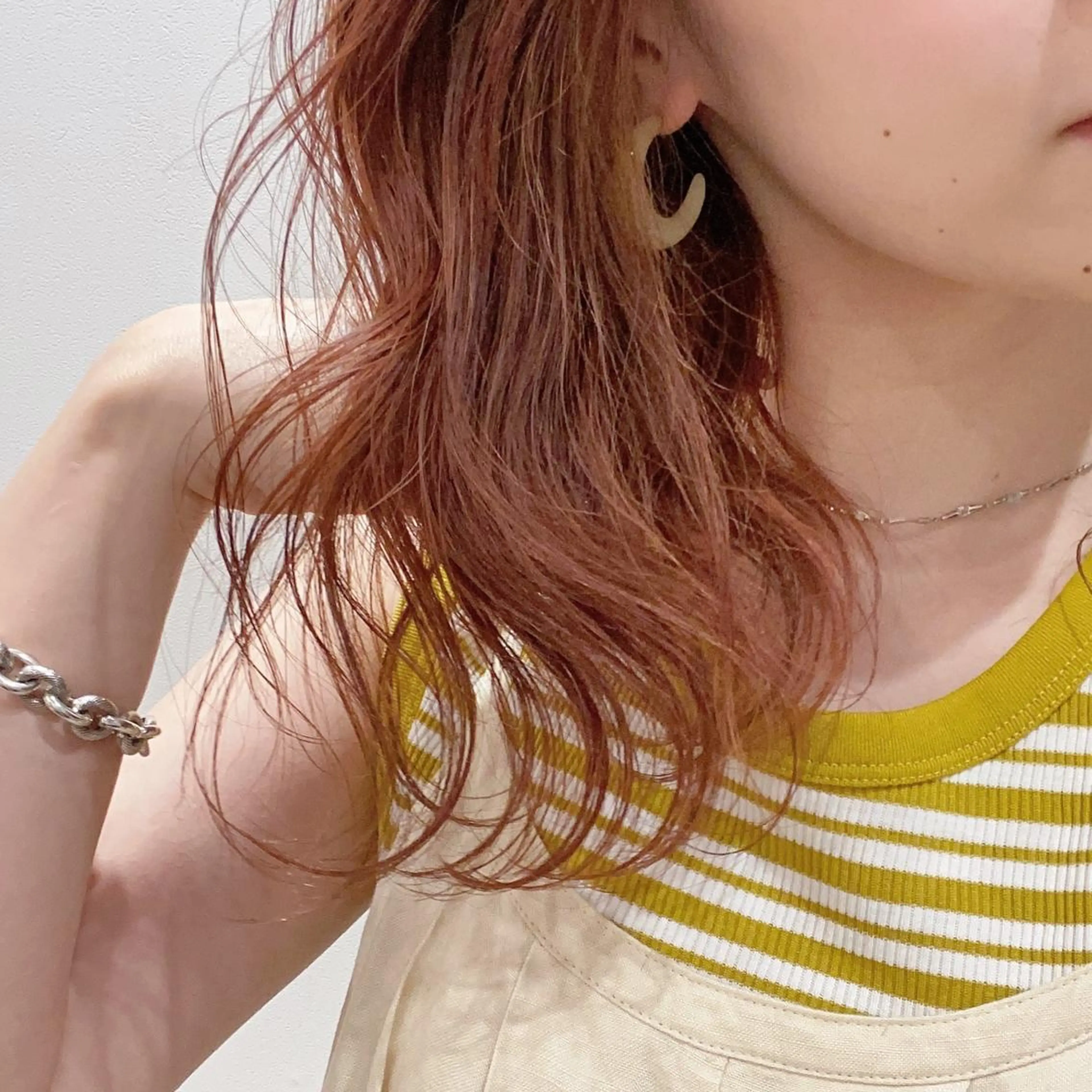 ミディアム カラー ヘアカラー Hatanaka Airiのヘアスタイル