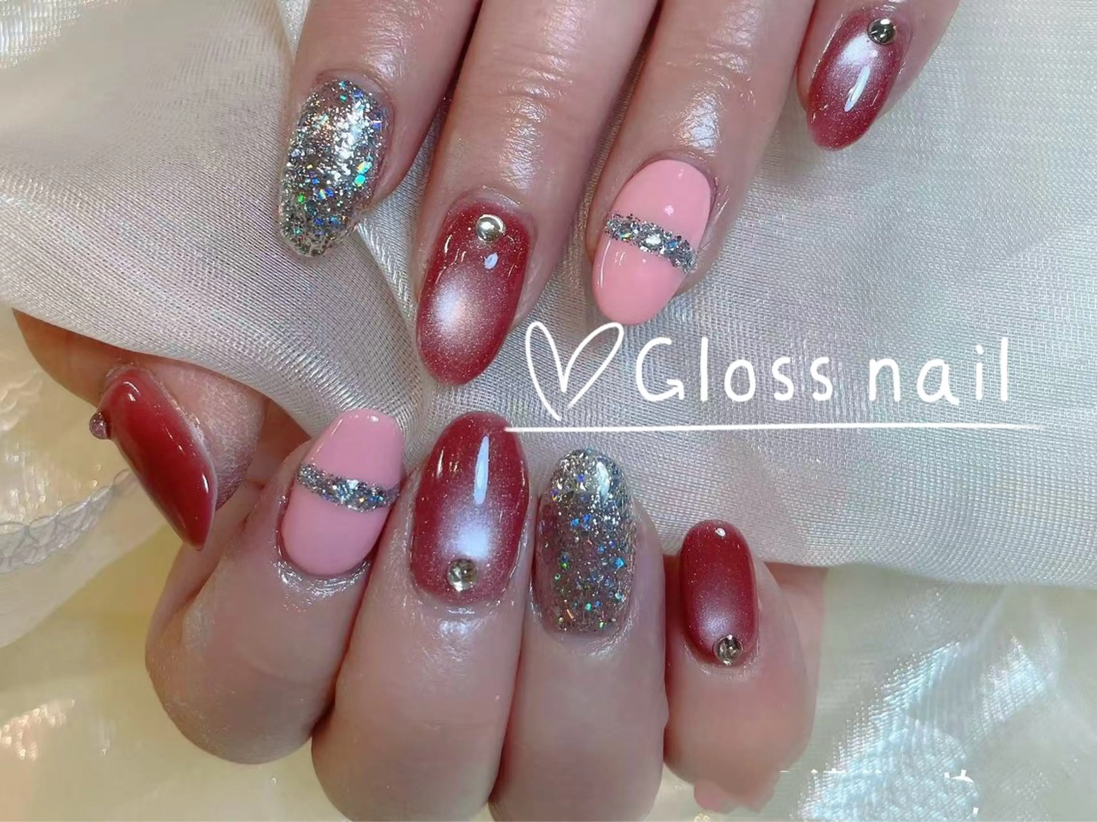 ネイル miho🍎 Gloss nailのネイルデザイン
