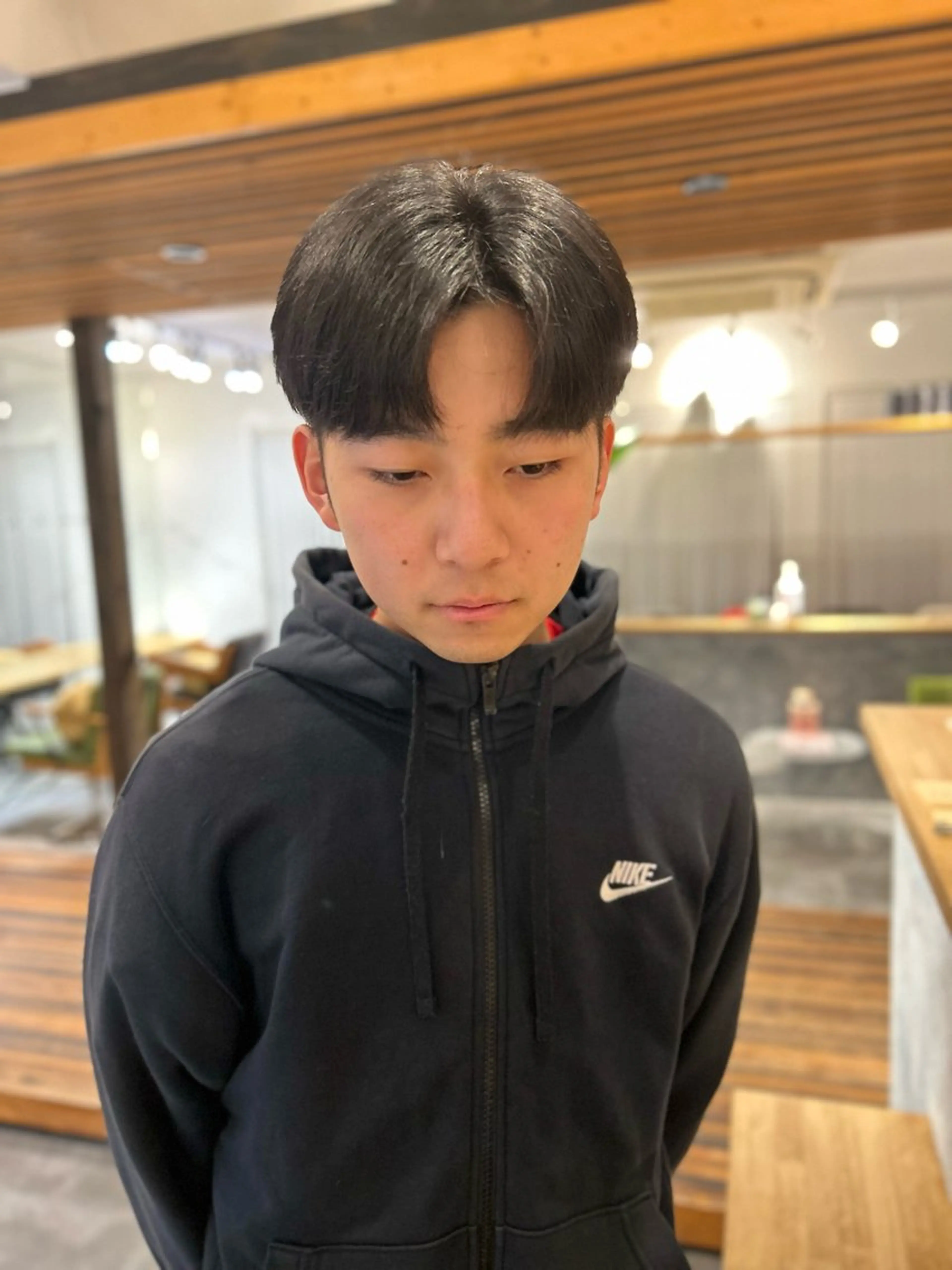 ショート 出島 凜平のヘアスタイル