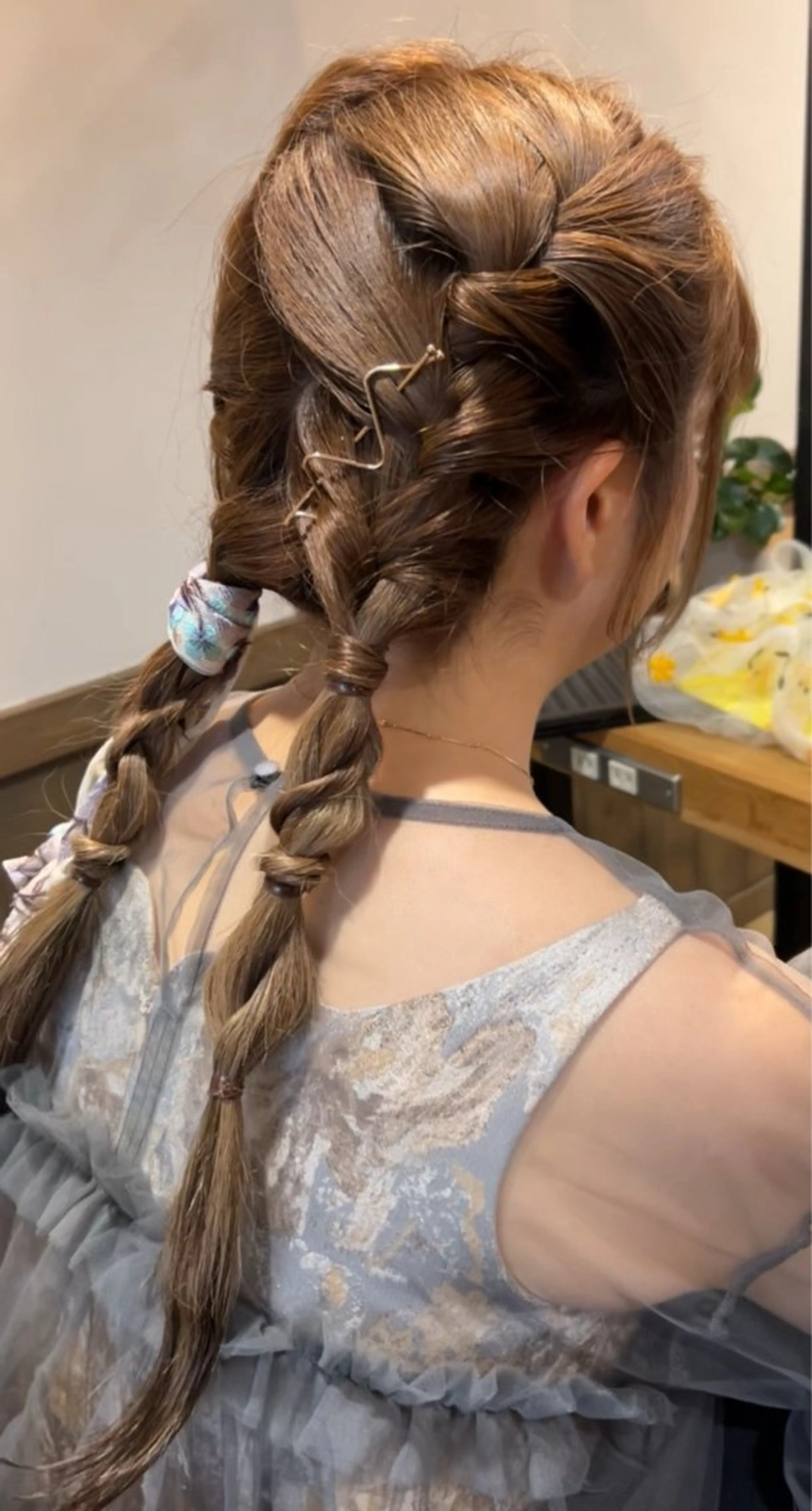 ロング アレンジ/新宿 透明感カラー/ヤノのヘアスタイル