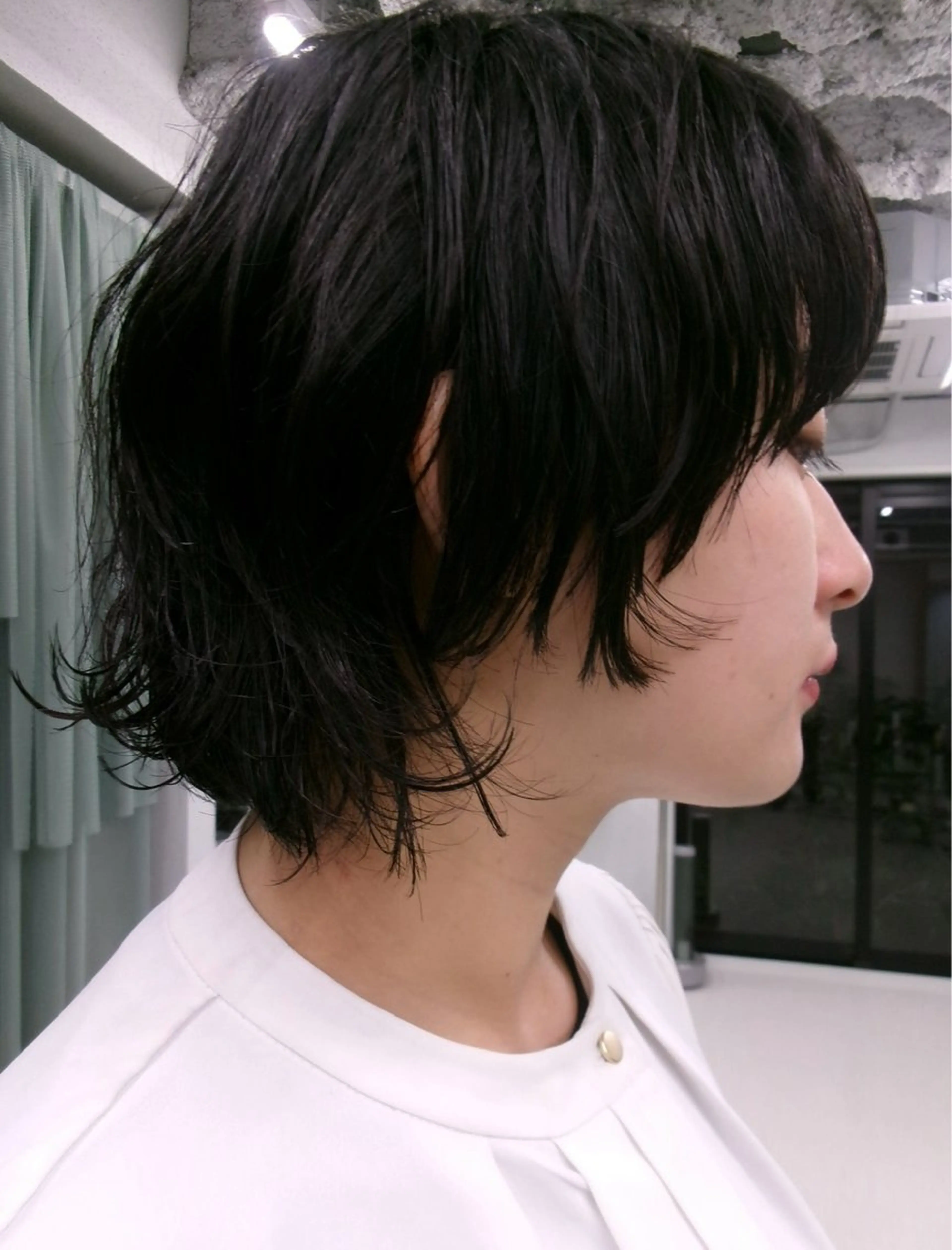 ショート パーマ カット パーマ OHASHI HANAMIのヘアスタイル