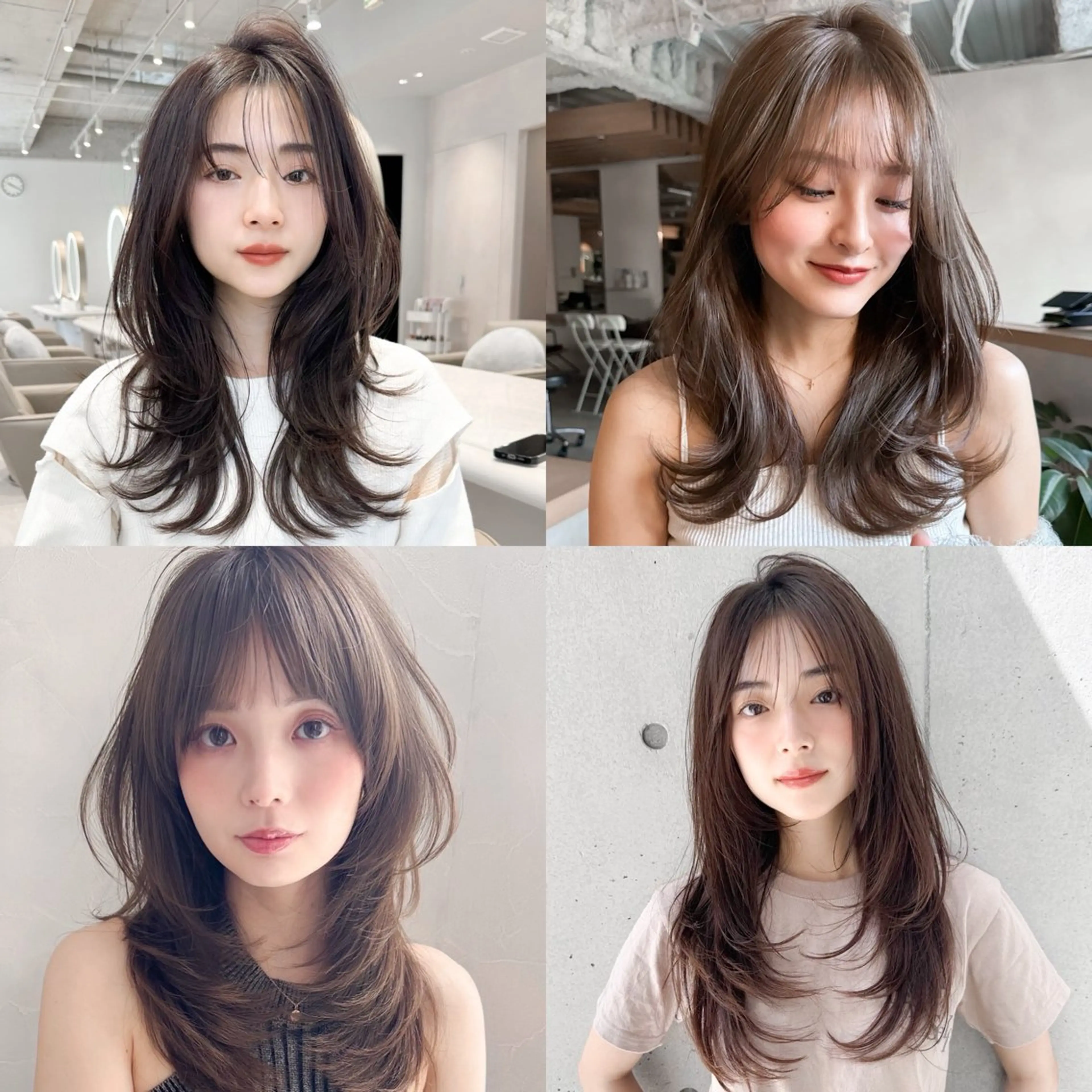 セミロング 宮本 聖希のヘアスタイル