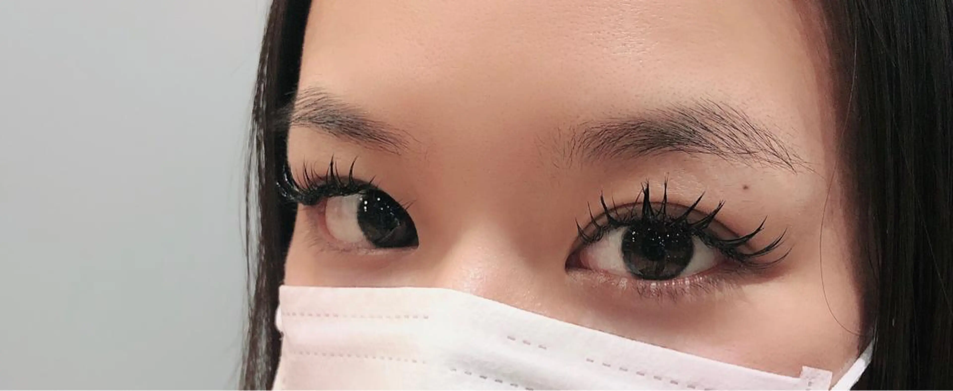 マツエク付け放題180本まで👁フラットラッシュの写真
