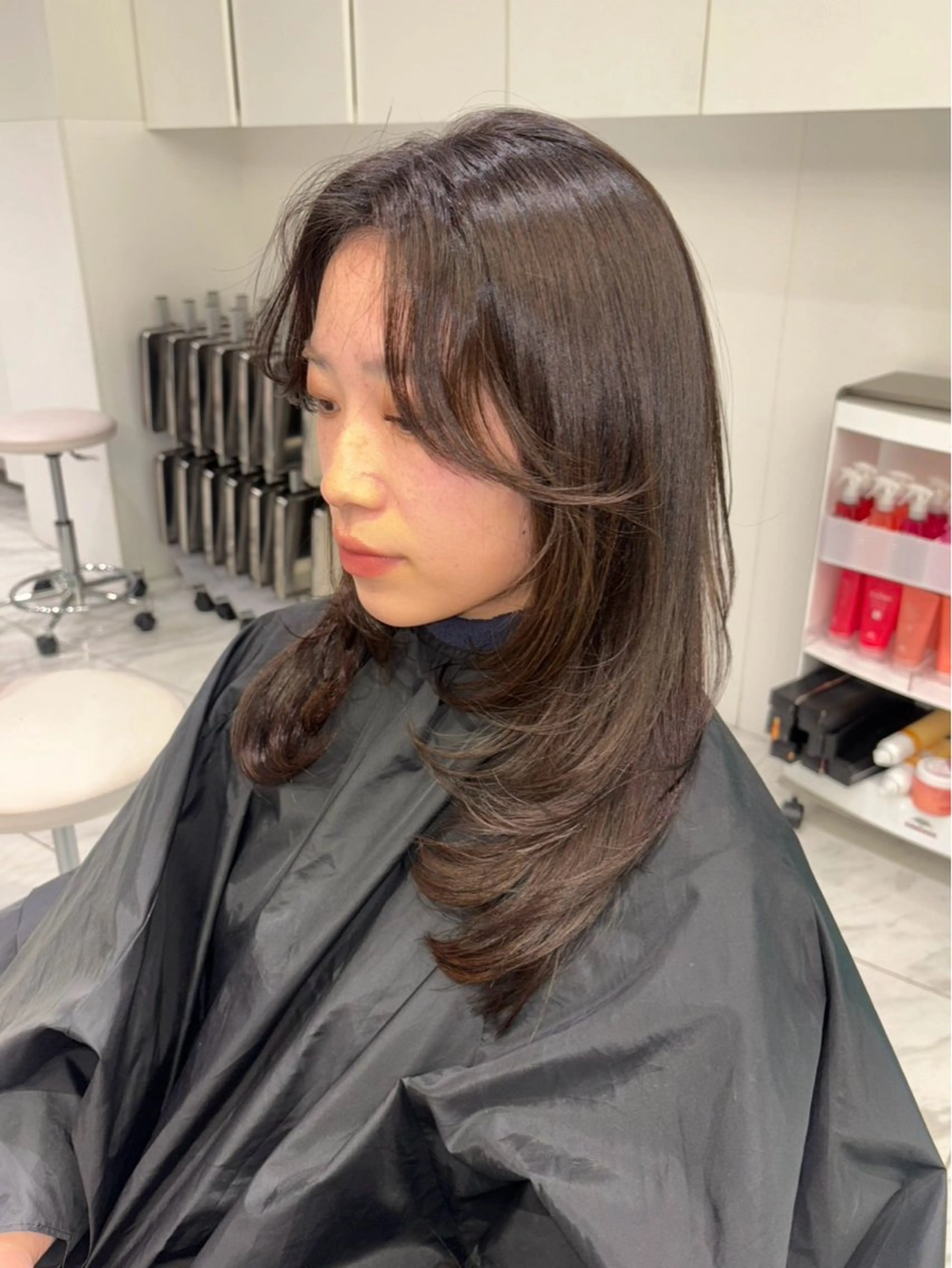 ロング レイヤー/マツエク 💋𝑨𝑵𝑵𝑨のヘアスタイル