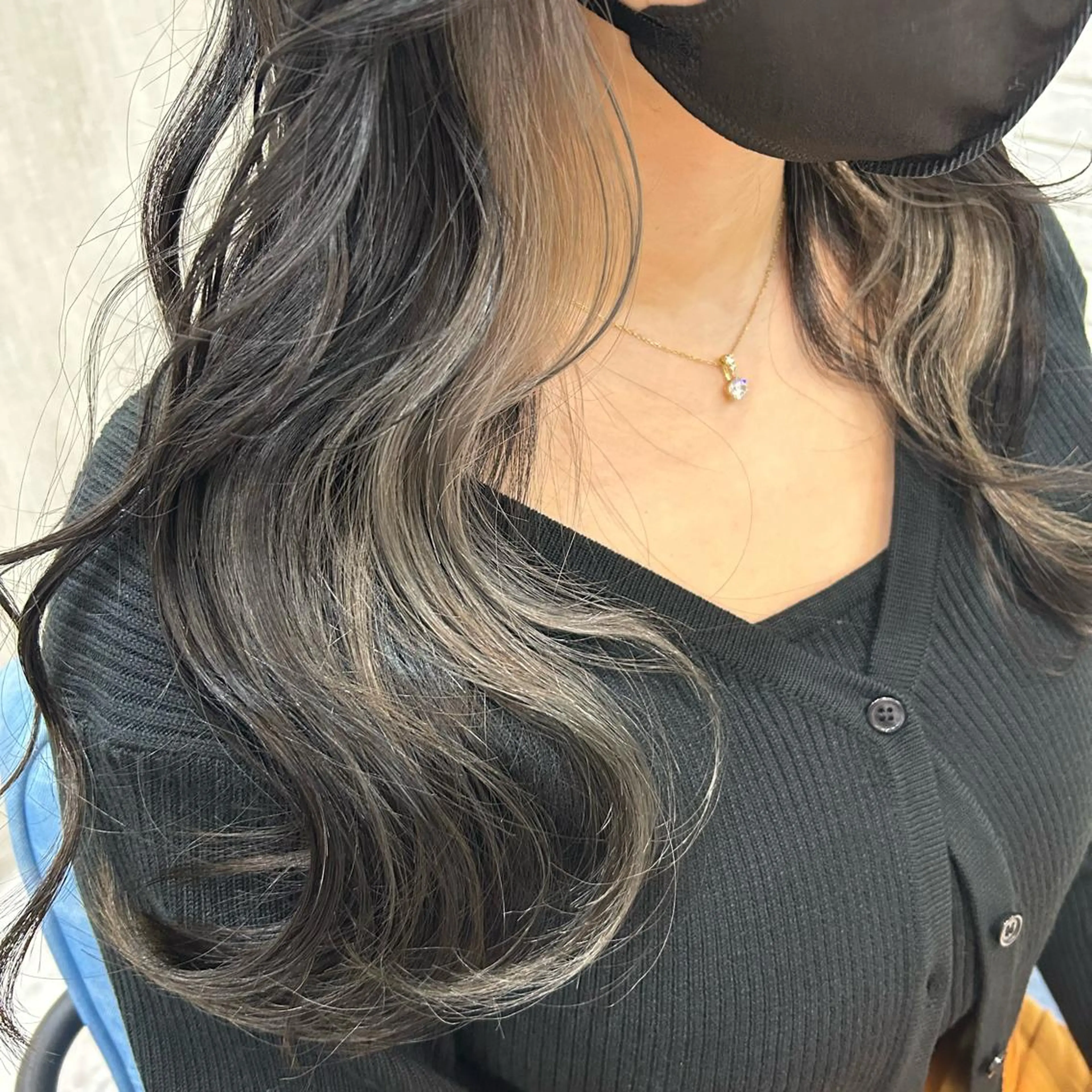 ロング カラー カット ヘアカラー トリートメント 🫧透け感⋆艶髪💎 山口アヤカのヘアスタイル