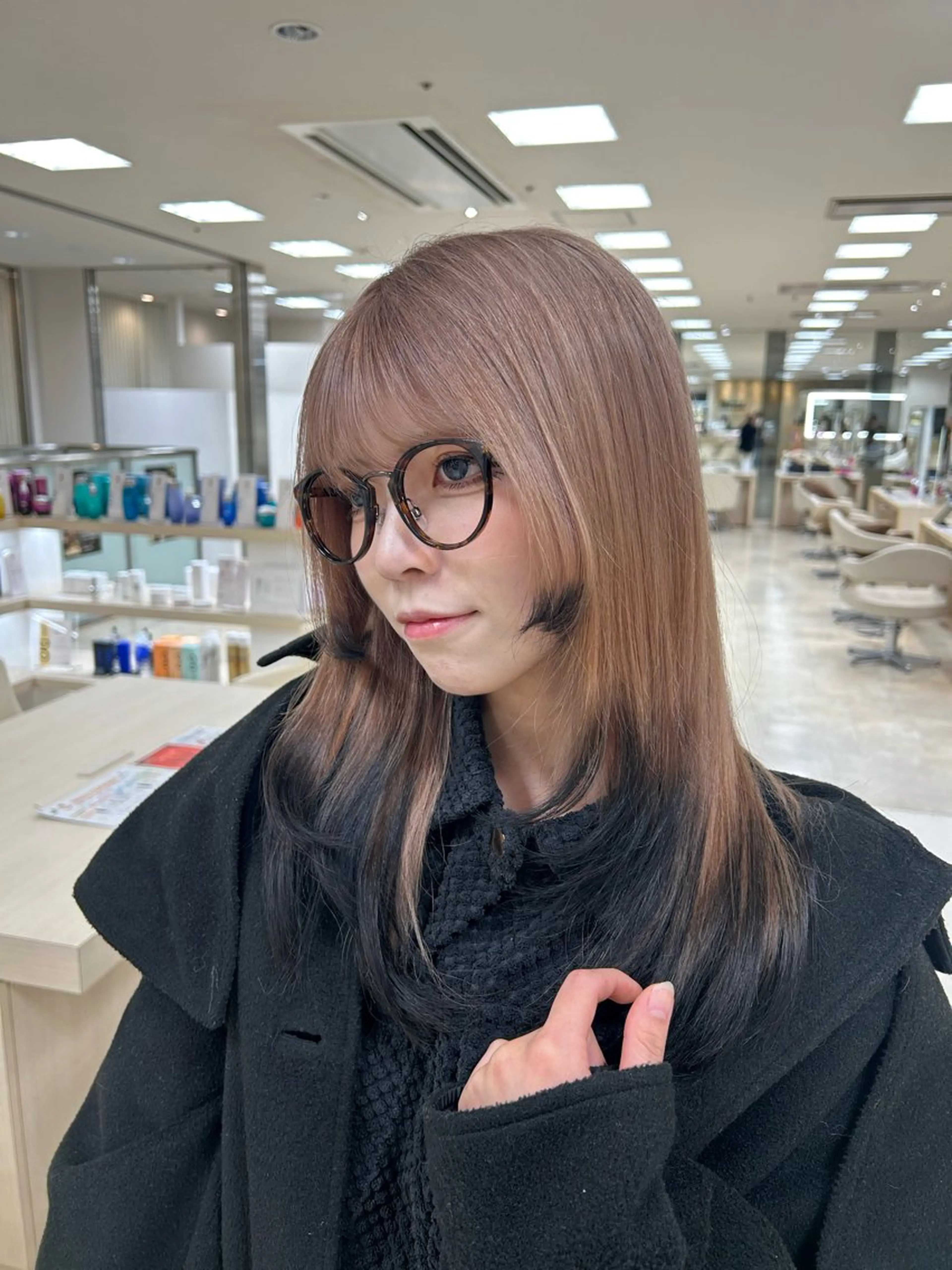 カラー 💜暖色系カラー/ ブリーチカラー💜のヘアスタイル