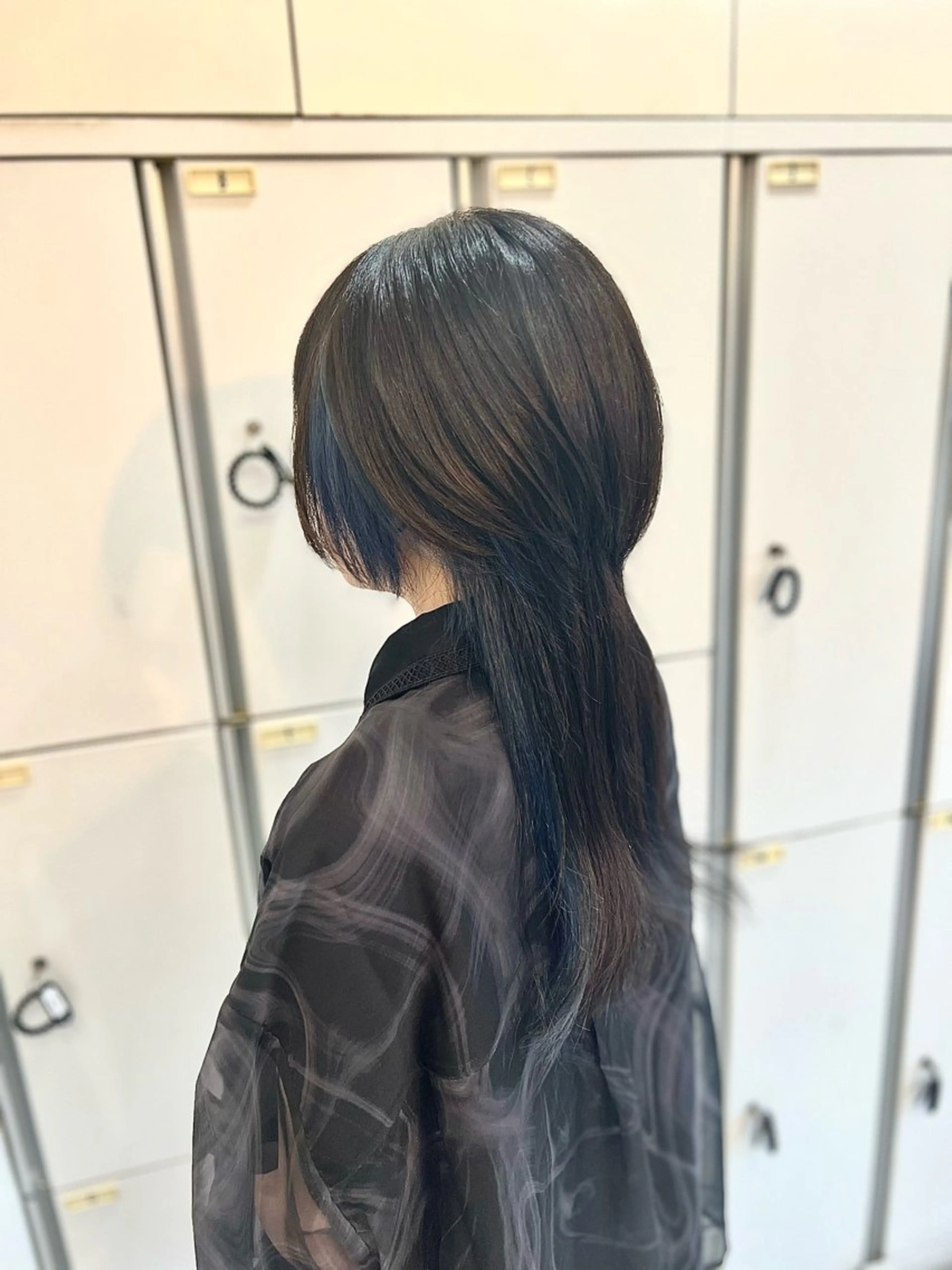 ロング カラー インナー/2次元/ 推しカラー/しゅうとのヘアスタイル