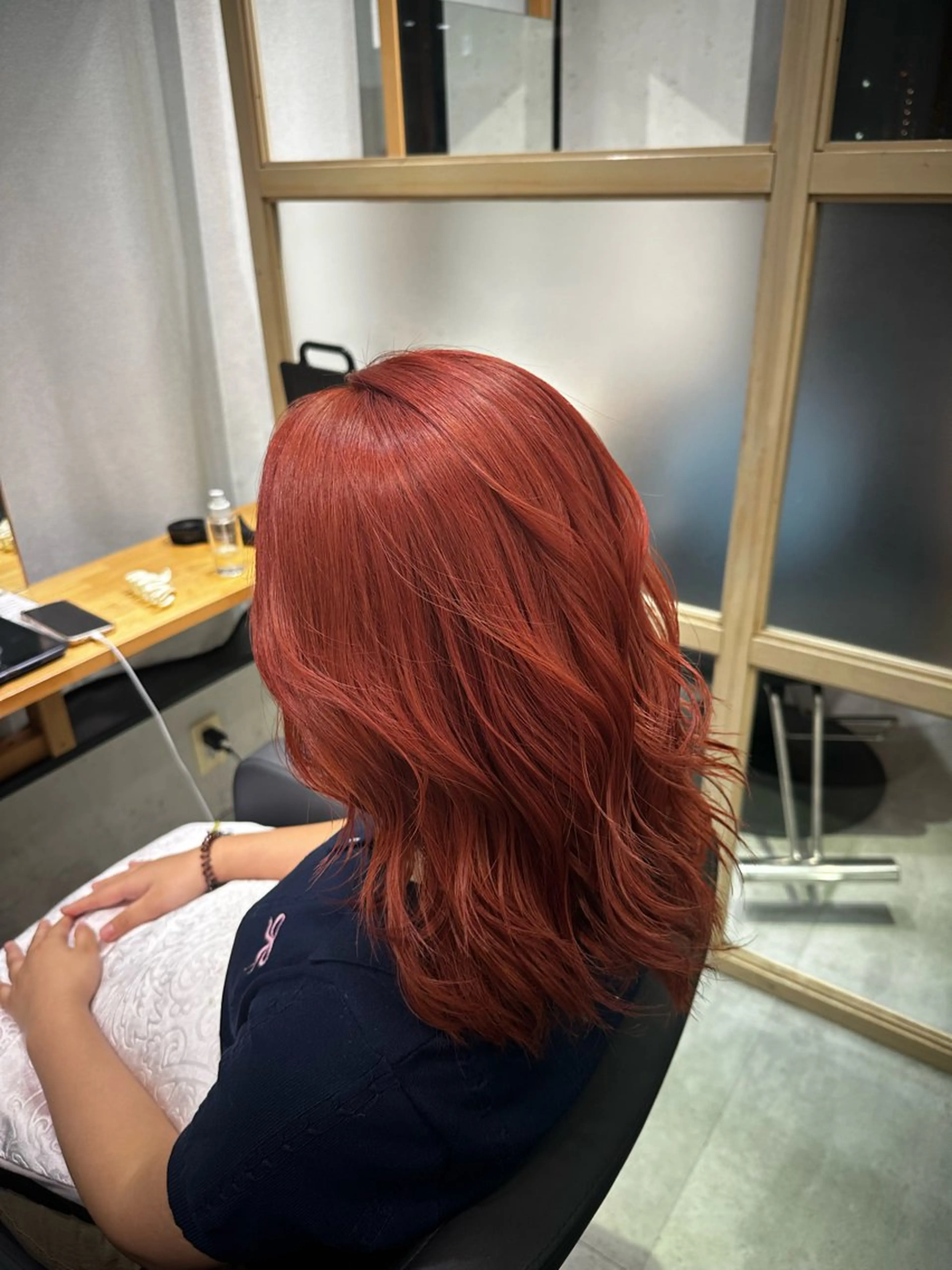 セミロング カラー カット ヘアカラー トリートメント 上野/エフェクトブリ ーチ✂︎touiのヘアスタイル