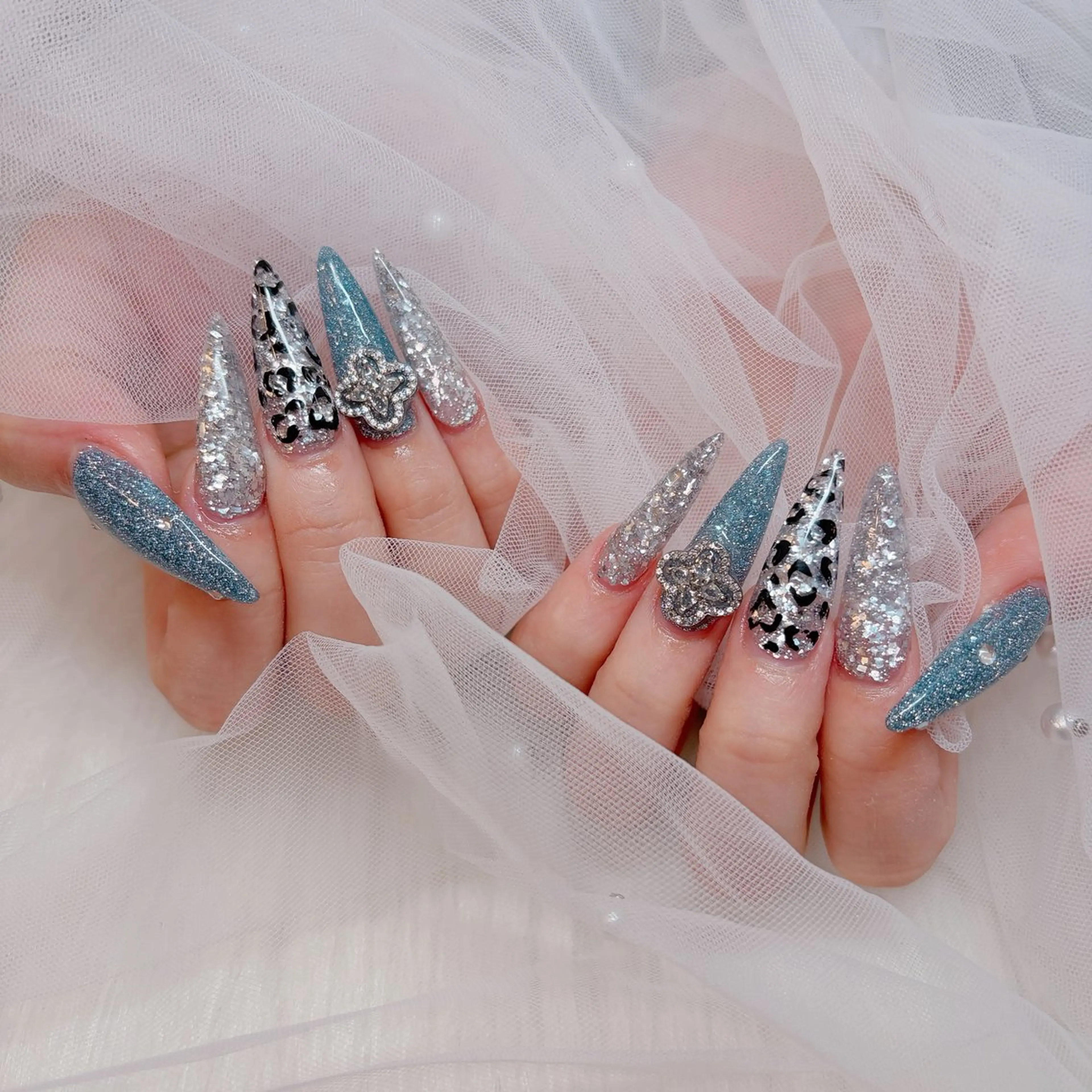 ネイル スカルプネイル ラクロレ ハナ︎🌼のネイルデザイン