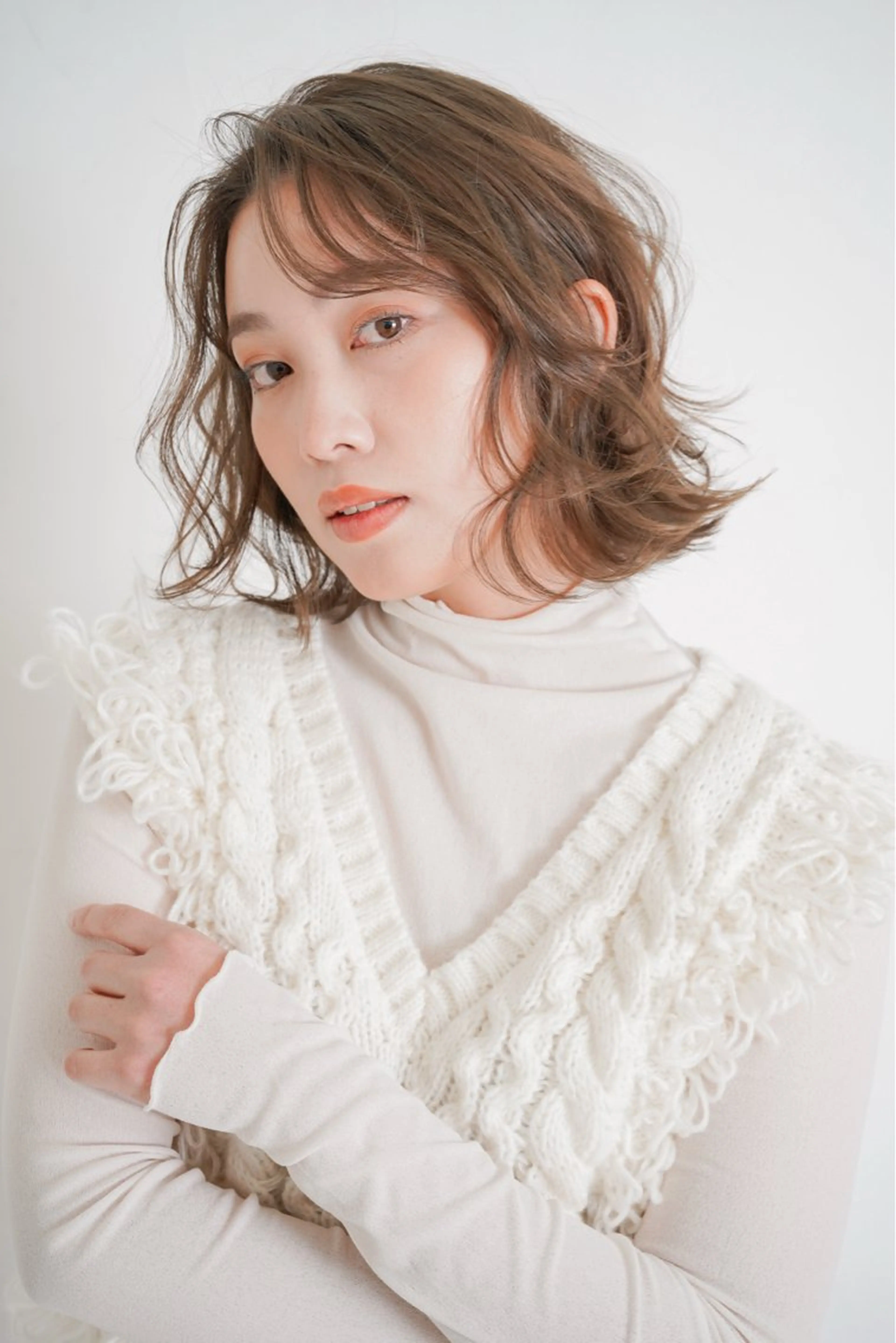 ミディアム 髪質改善/イルミナ/ 城崎のヘアスタイル