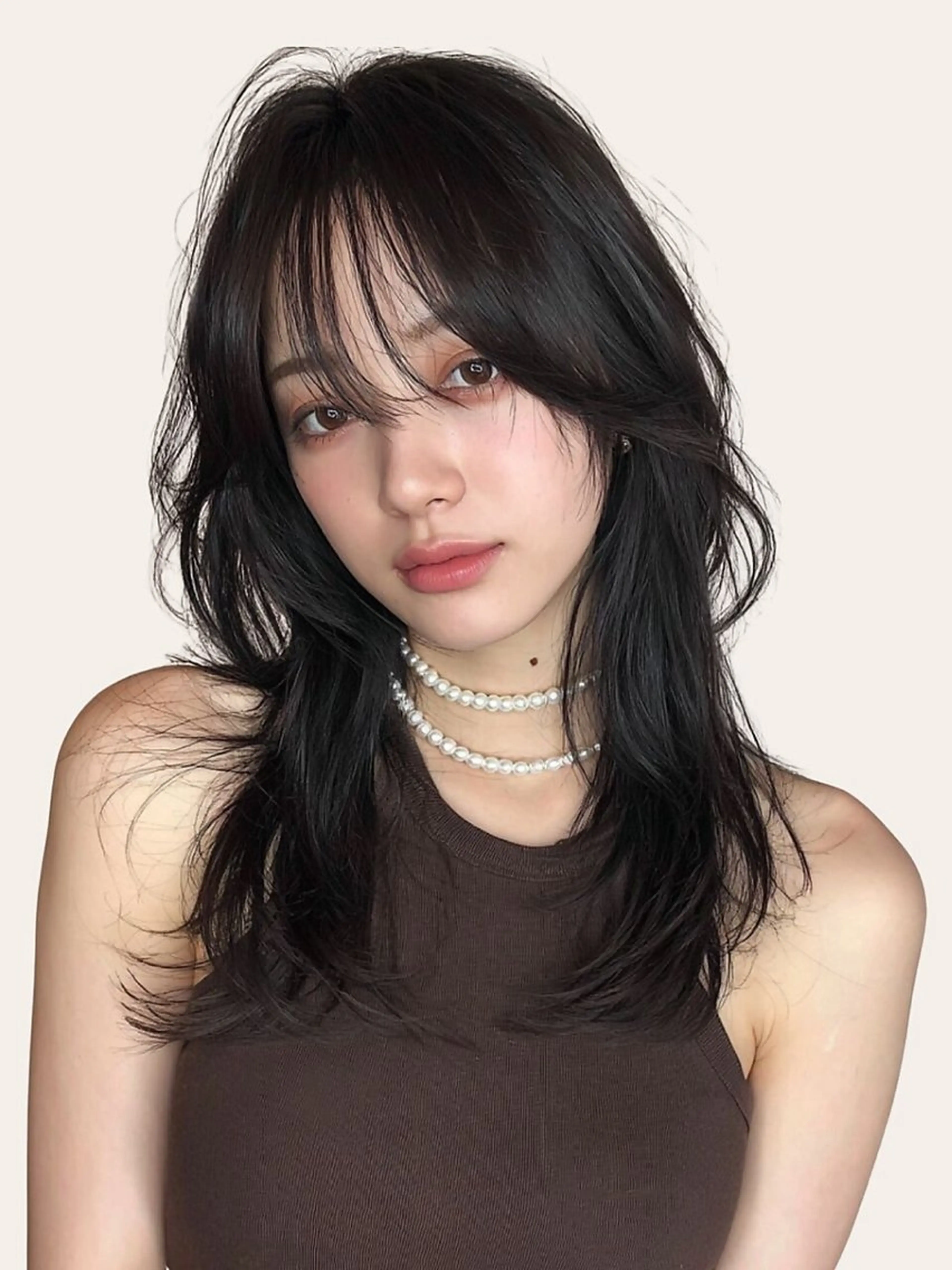 セミロング 渡辺 奎斗のヘアスタイル