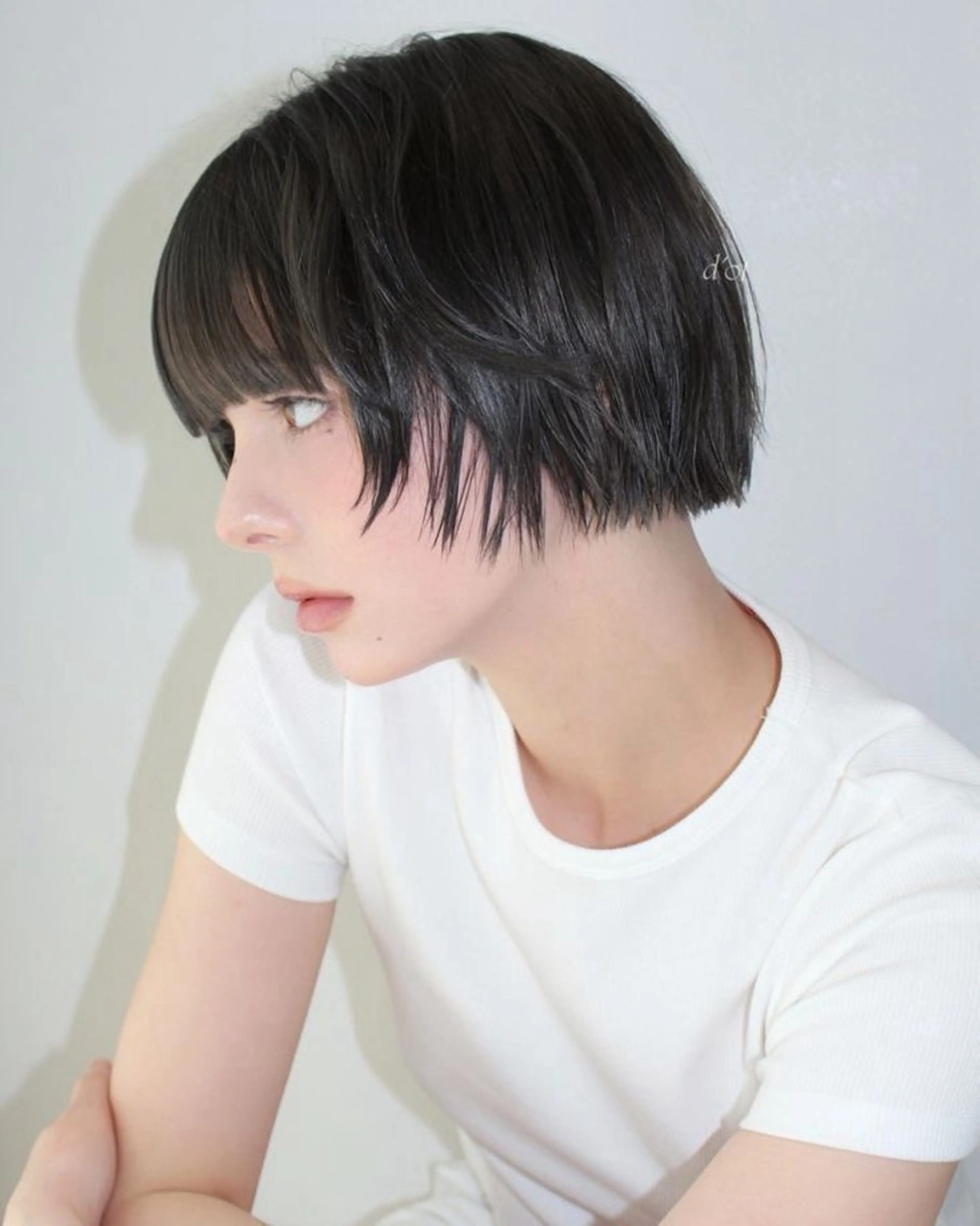 ショート カット riria/ボブ /透明感カラー🎀のヘアスタイル