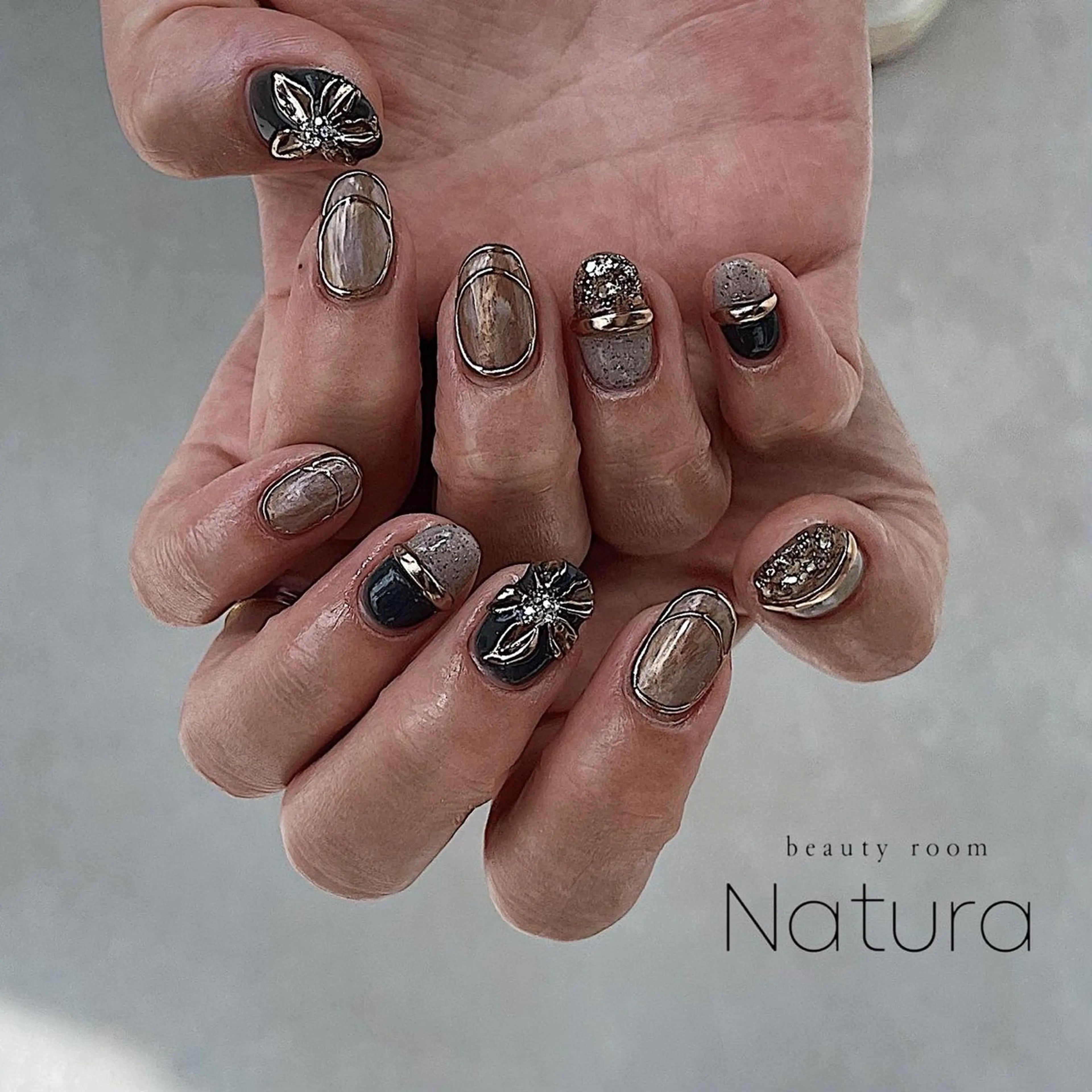 ネイル ハンドネイル beautyroom Naturaのネイルデザイン
