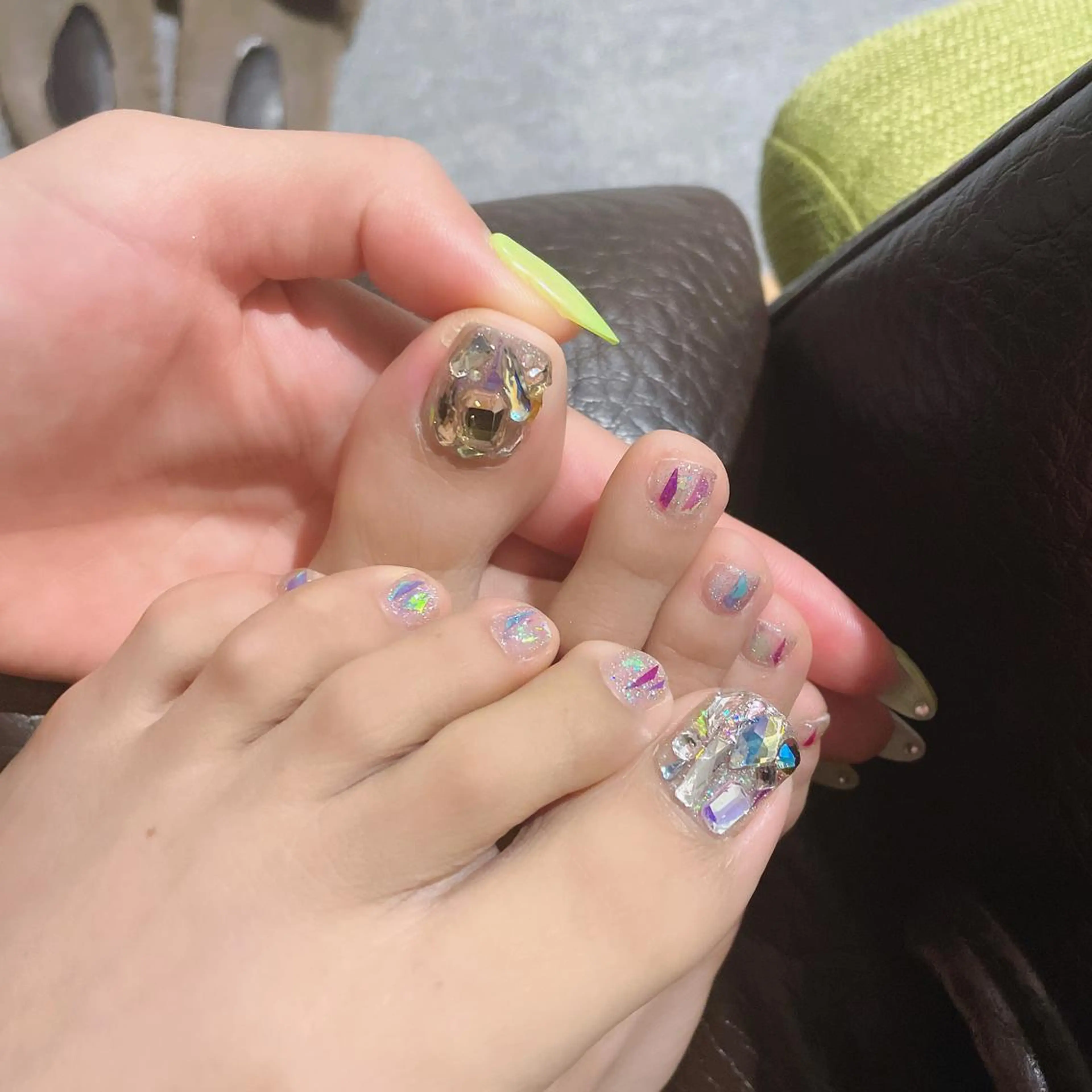 フットネイルつけ放題7980★初回ソフトジェルオフ無料★の写真